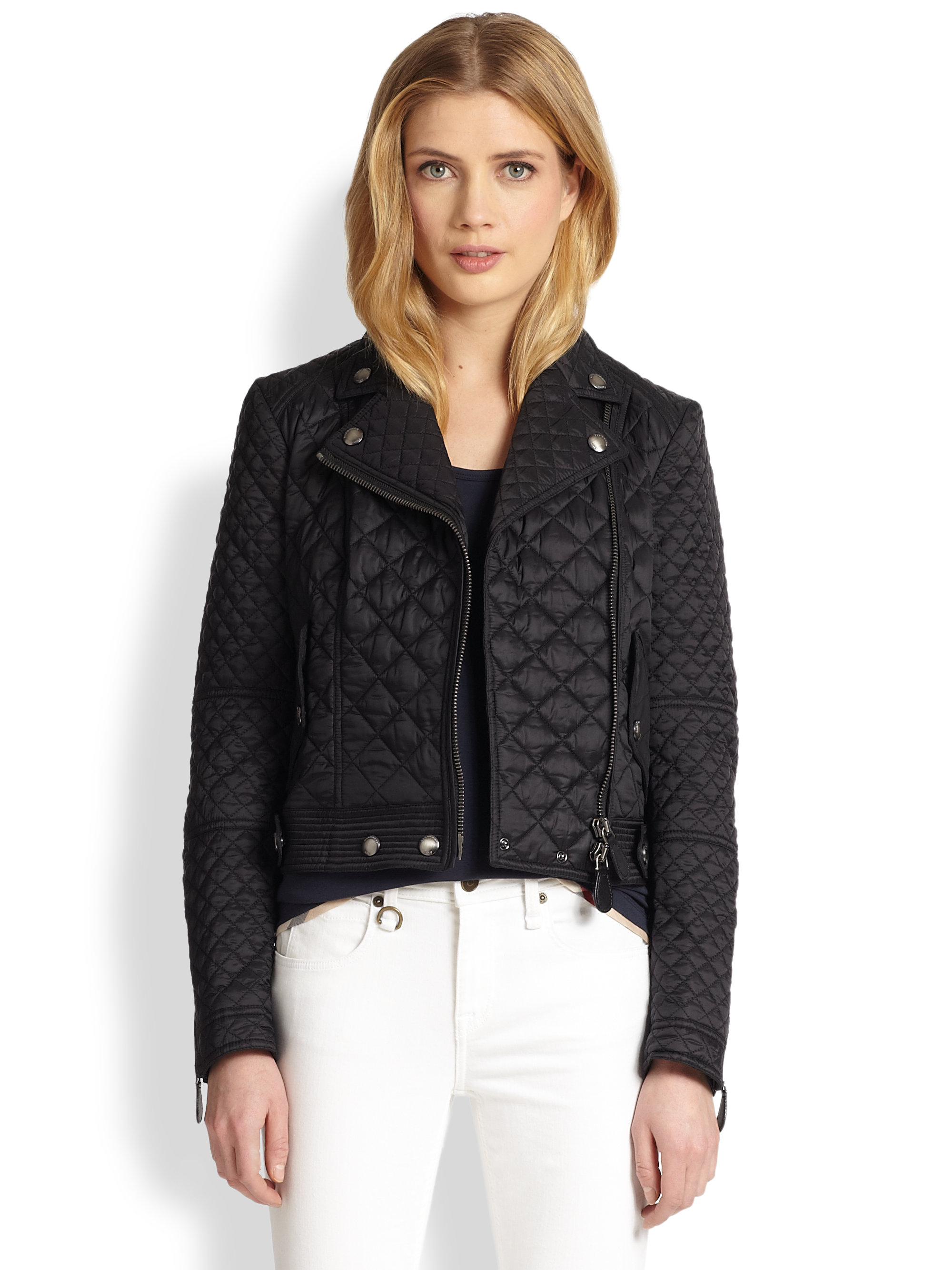 quilted moto jacket