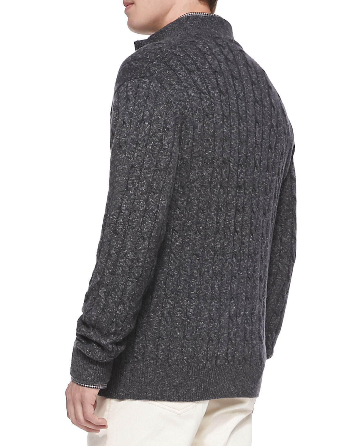 peter millar half zip sweater