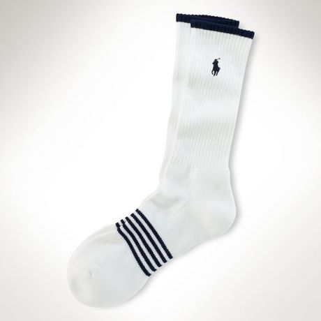 Polo Ralph Lauren Striped Trouser Socks in White for Men | Lyst