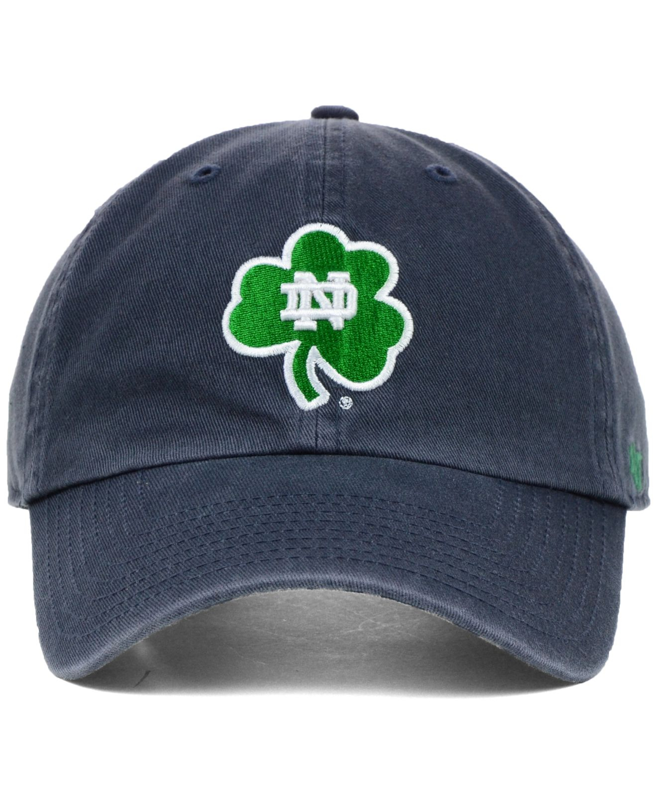 47 brand Notre Dame Fighting Irish Clean-up Cap in Blue for Men (Navy ...