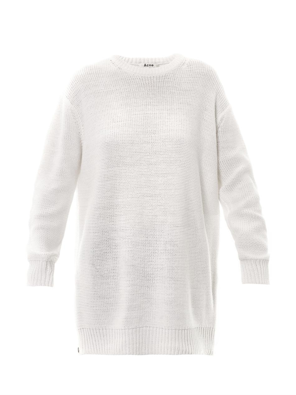 Acne Studios Sade Sweater in White - Lyst