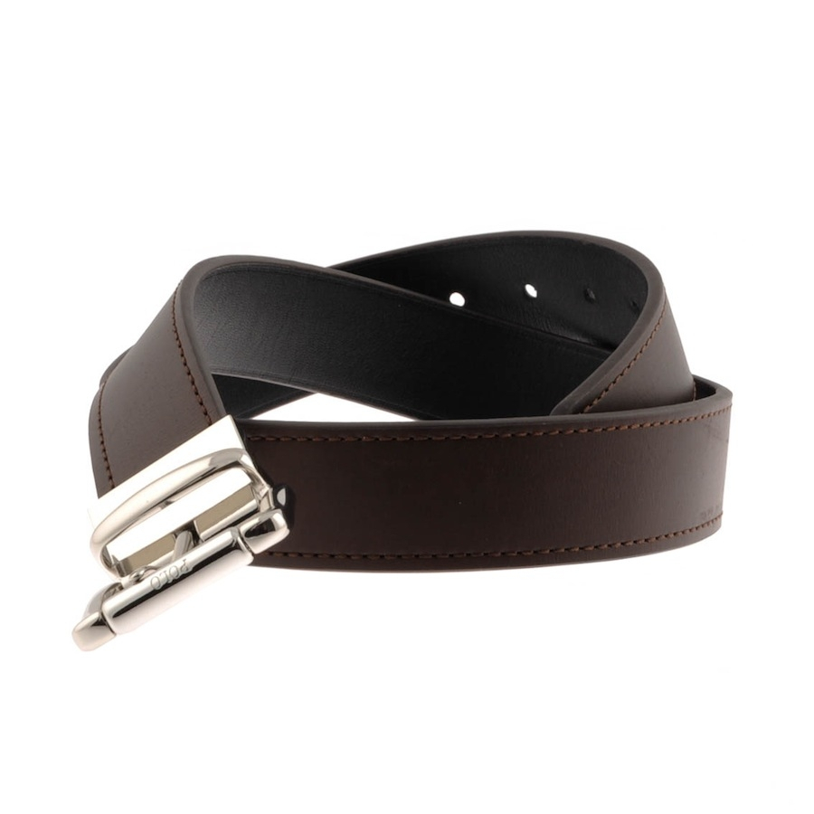 Ralph Lauren Reversible Leather Belt in Brown for Men (Black) | Lyst