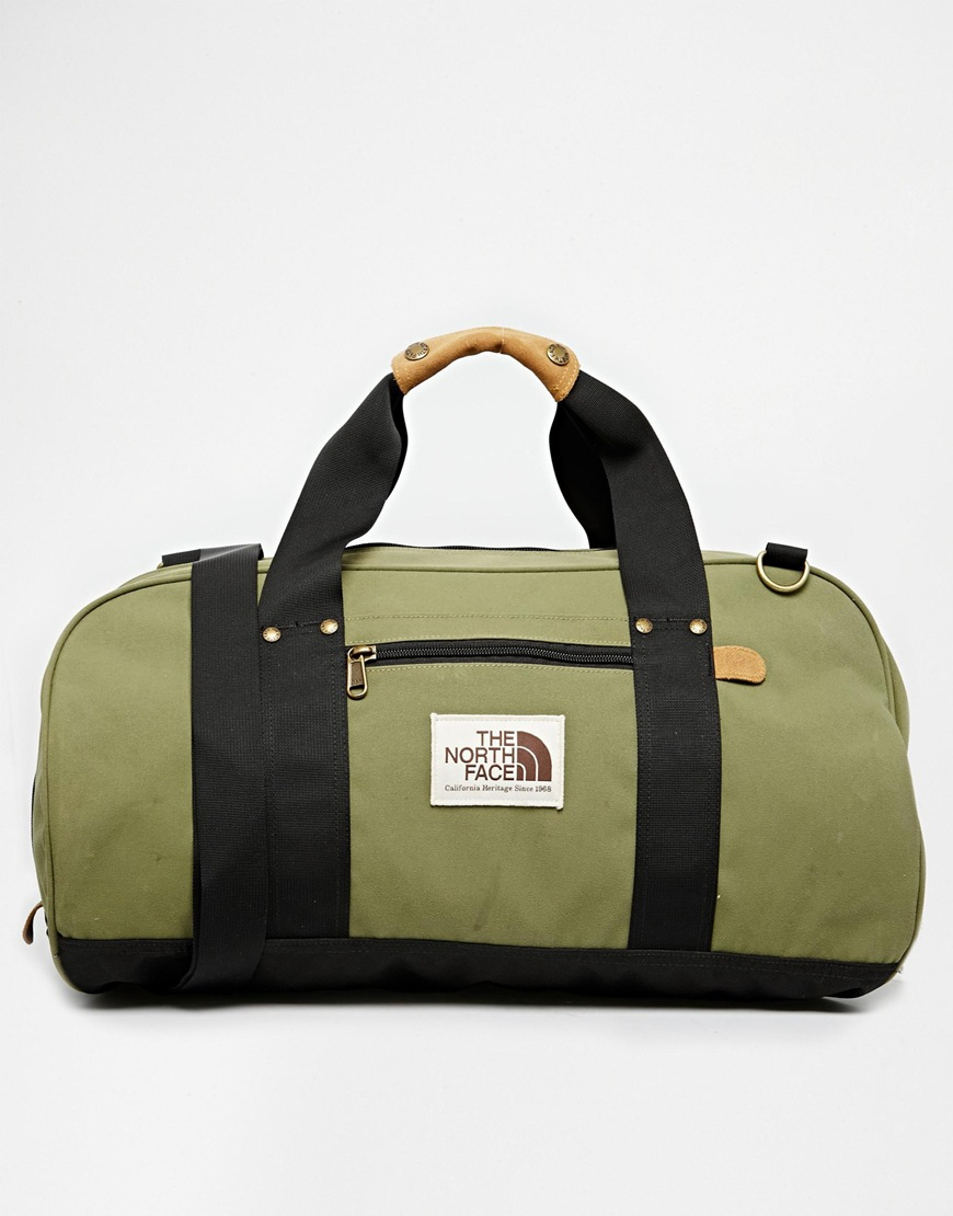 the north face barrel bag