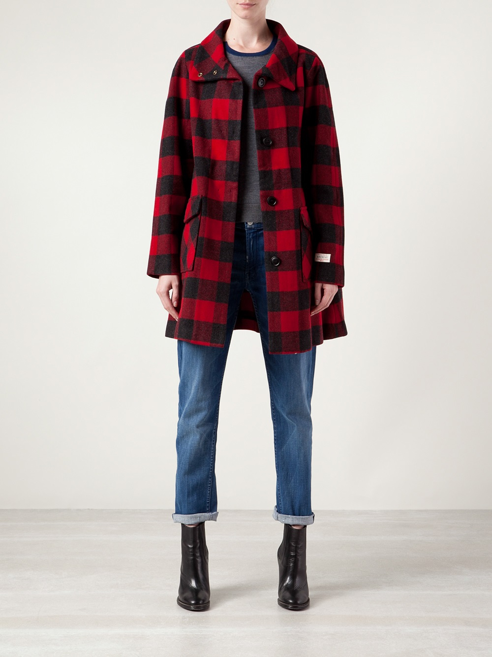 buffalo plaid coat