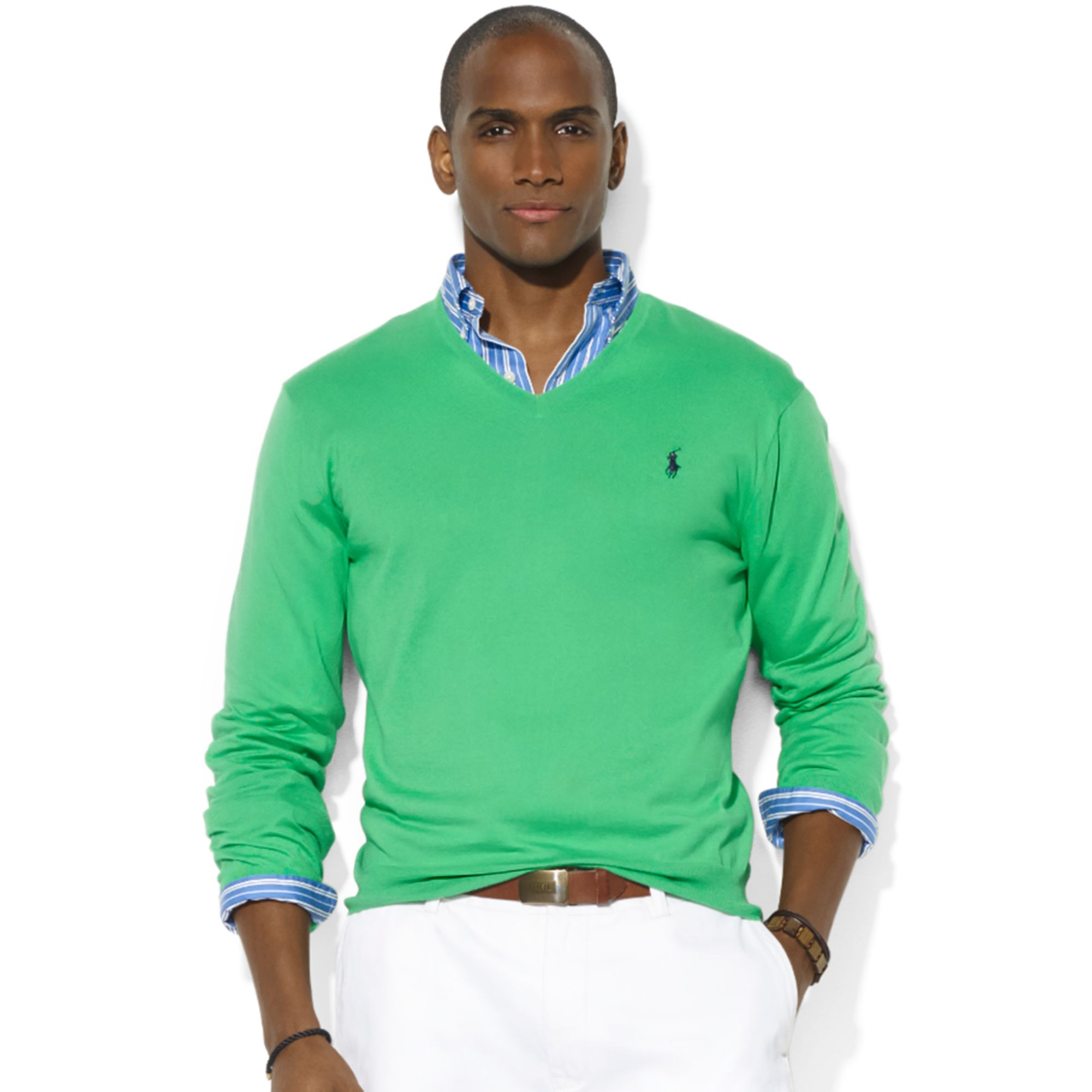 cotton sweater polo