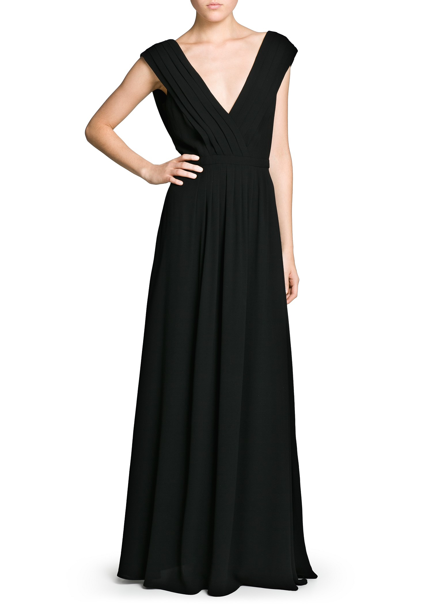 full neck gown
