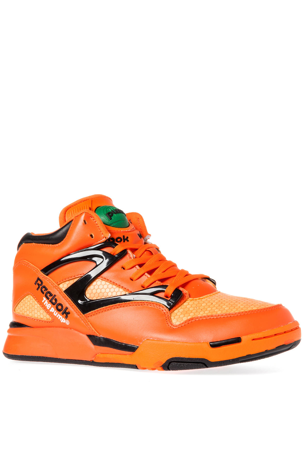reebok pump shoes orange