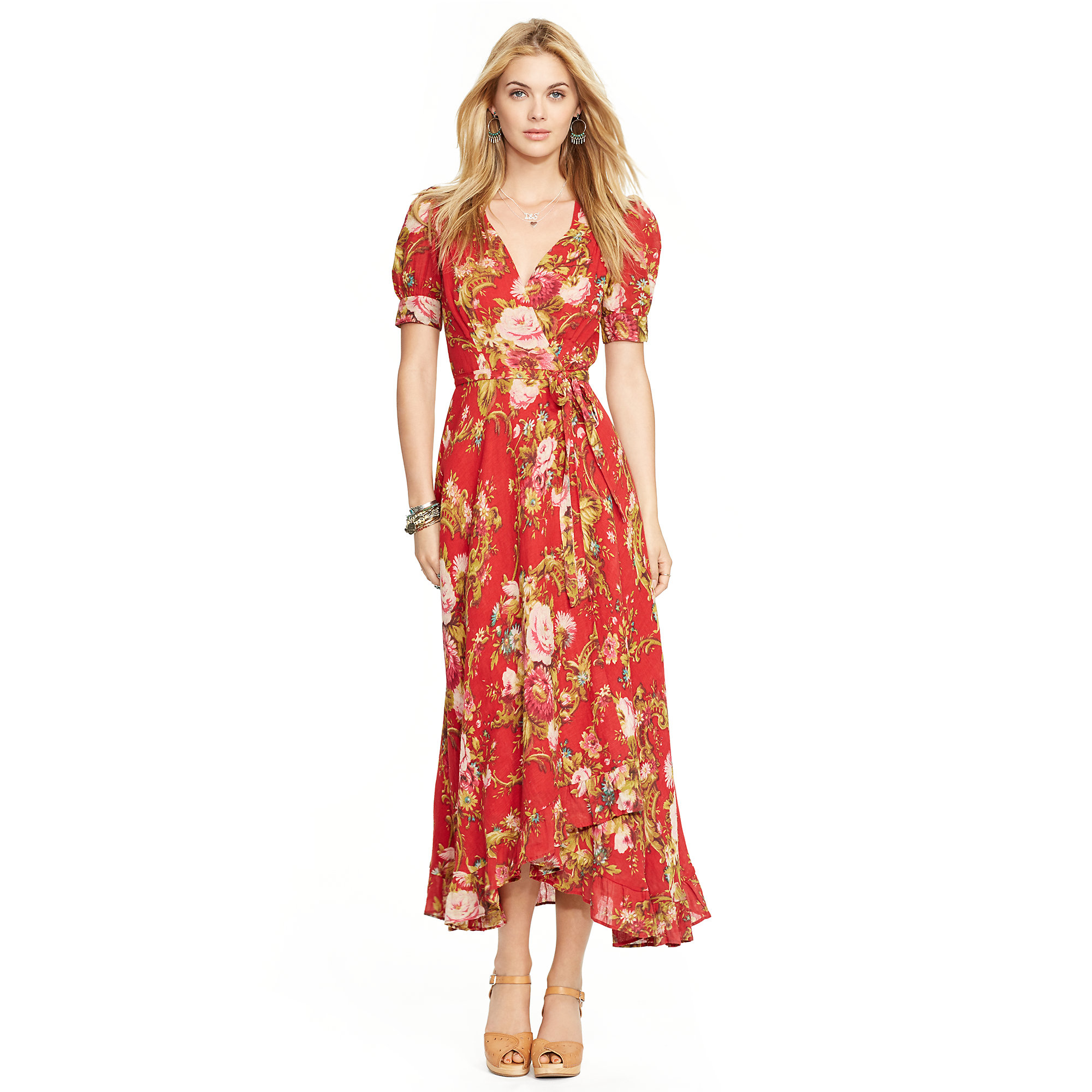 ralph lauren denim and supply floral dress