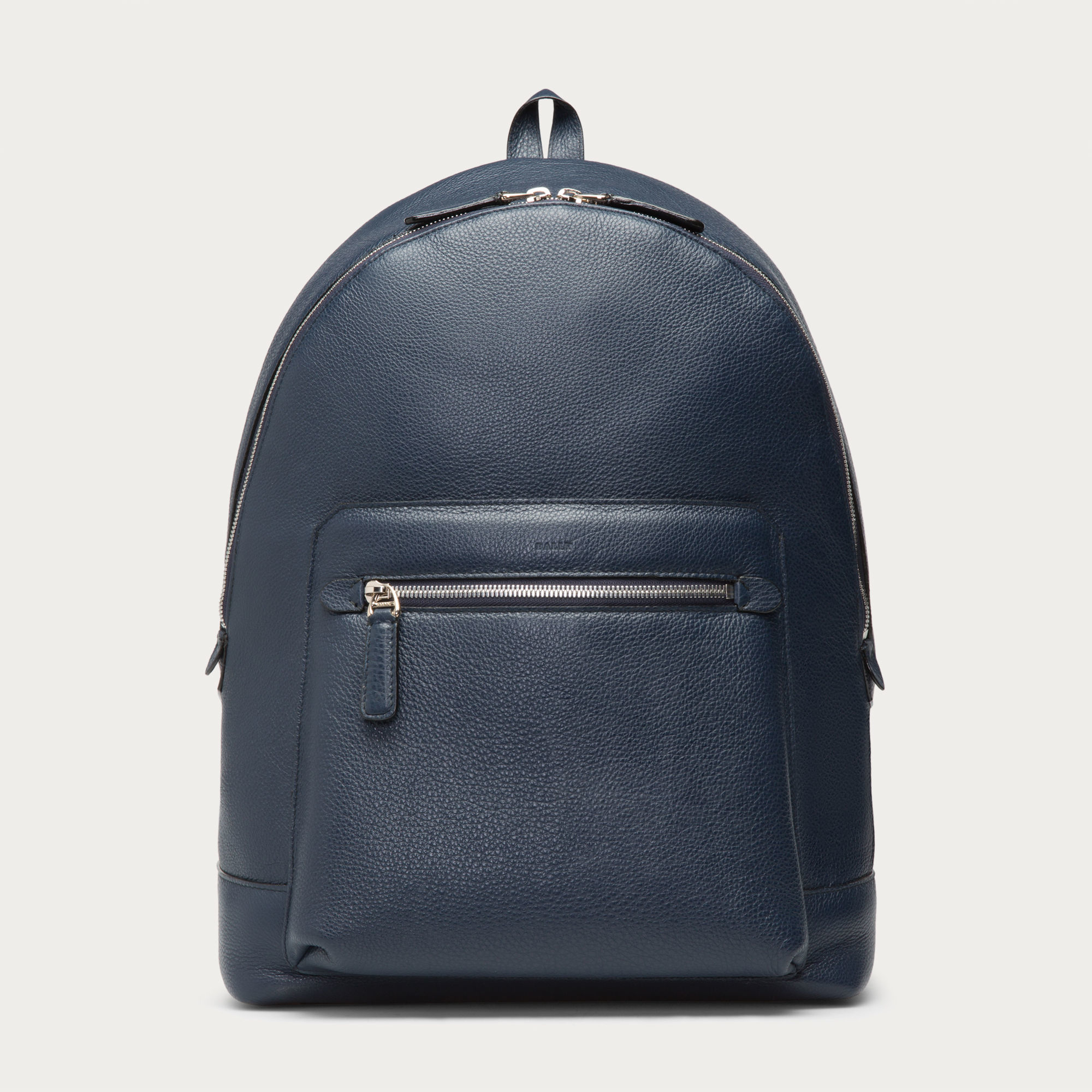 Bally Messi Leather Backpack in Navy (Blue) for Men - Lyst