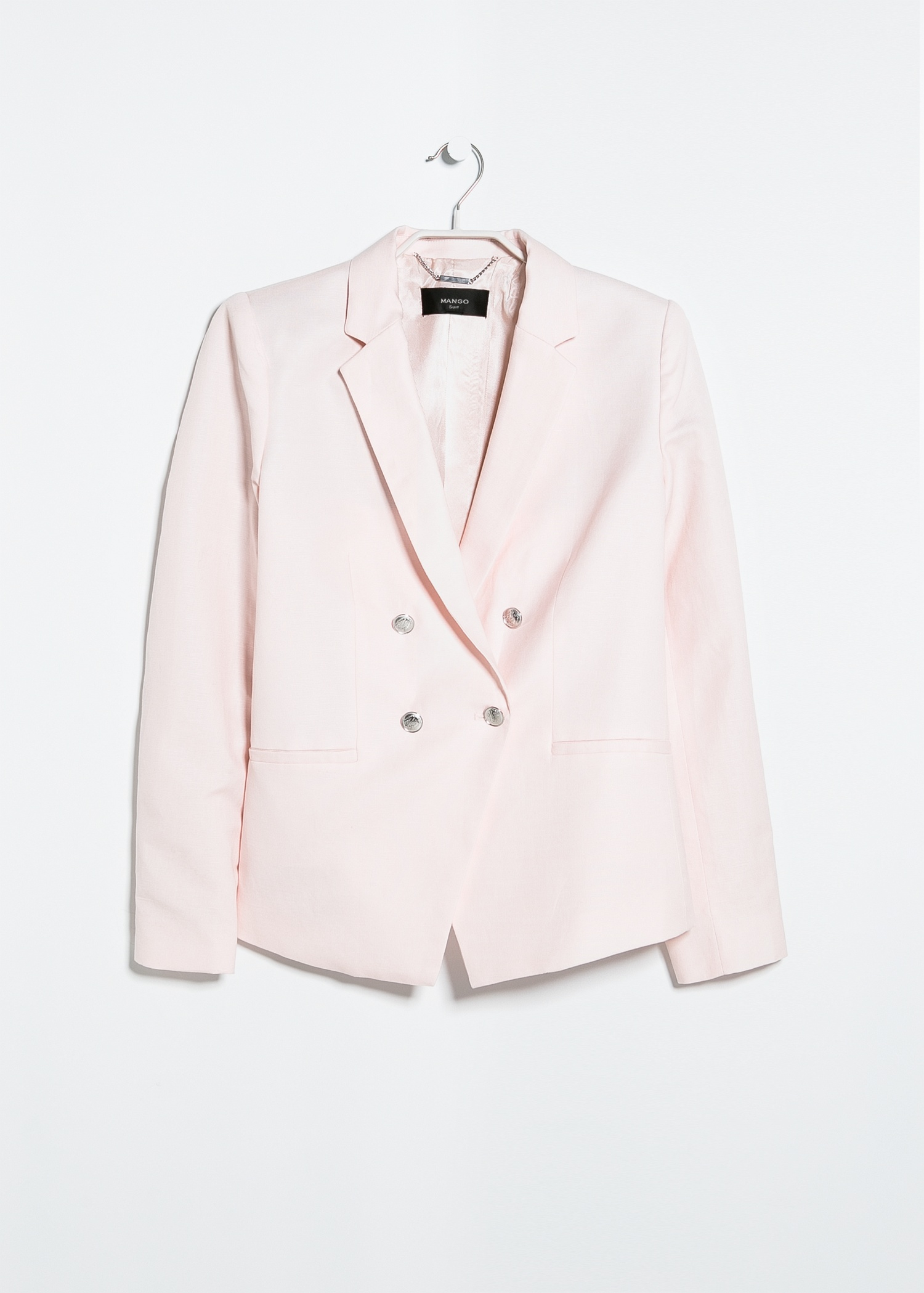 Lyst Mango Suit Jacket in Pink