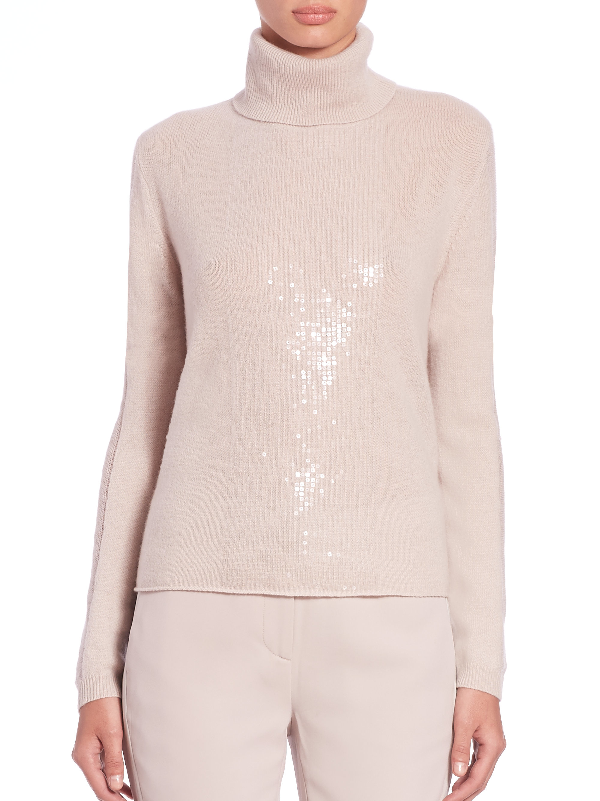 pink sequin sweater