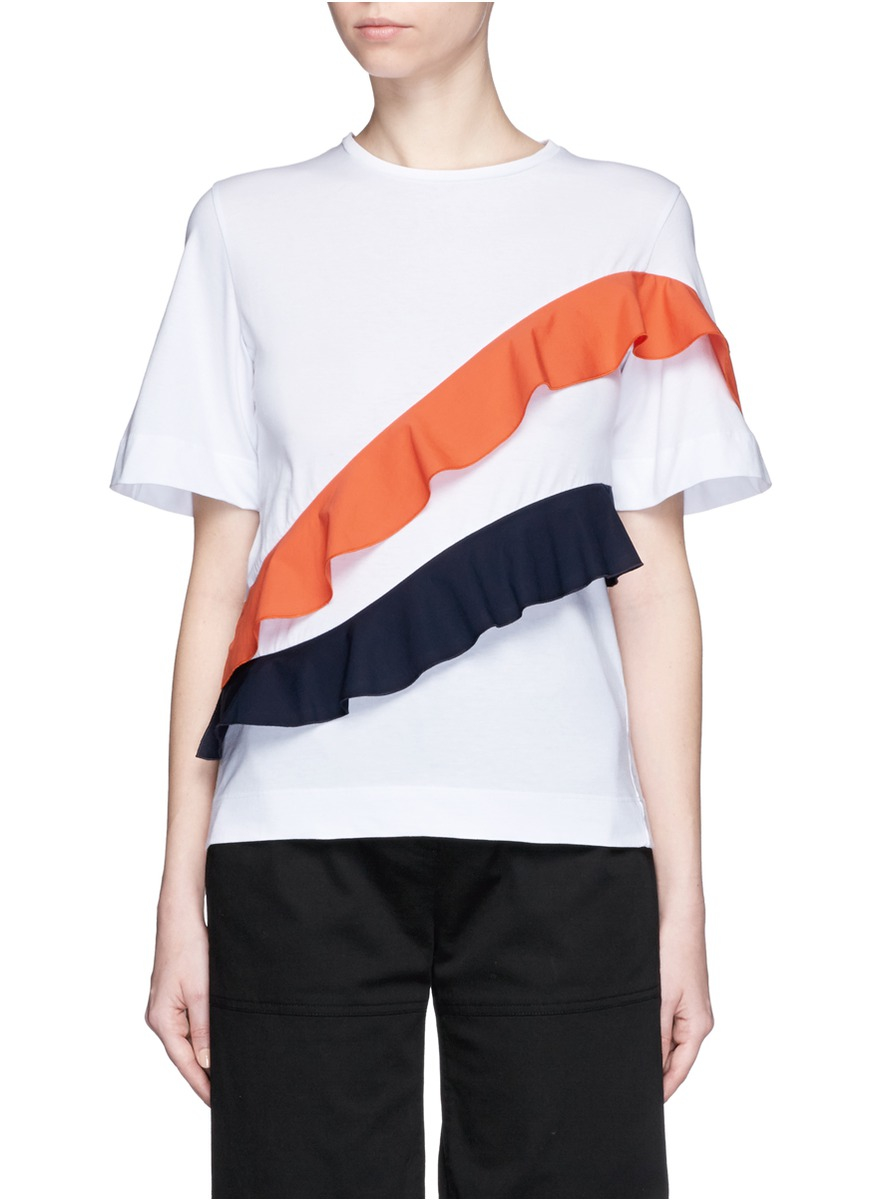 ruffle t shirt
