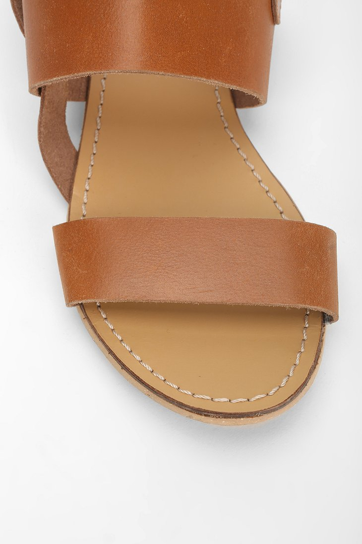 double strap slingback sandals
