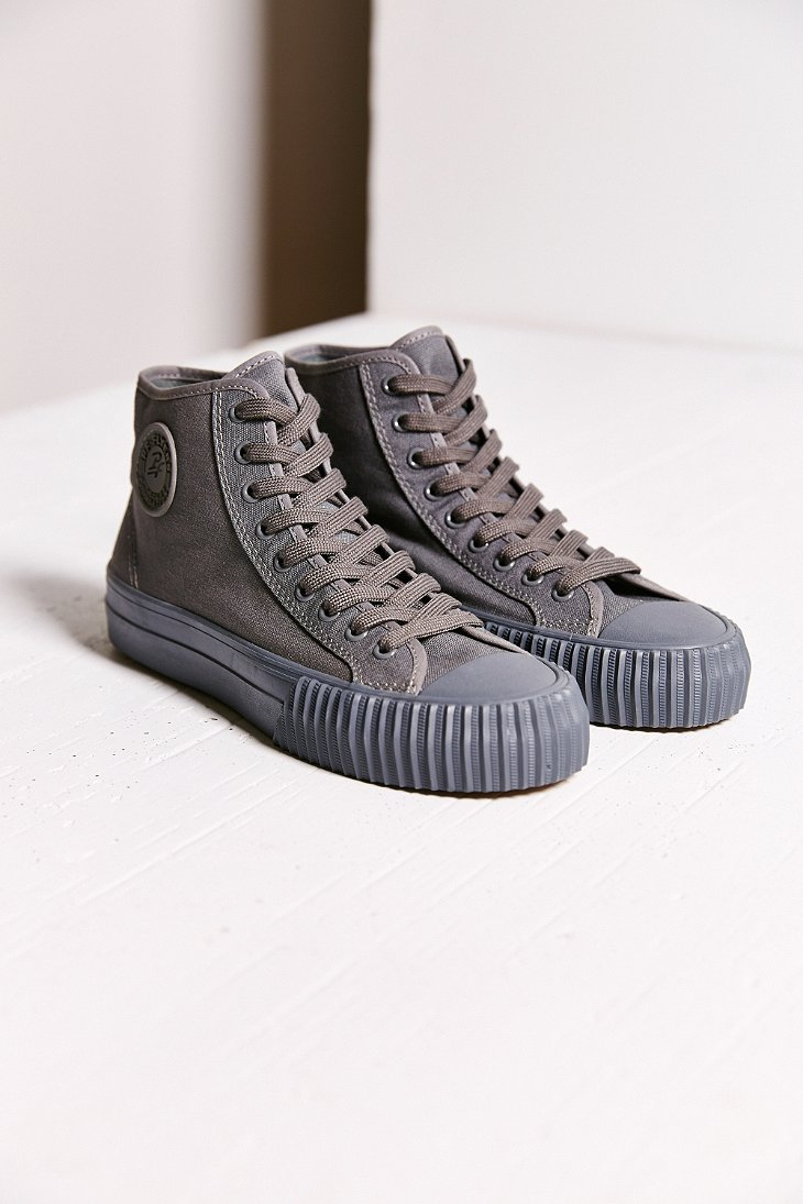 PF Flyers Center High-top Sneaker in Gray | Lyst