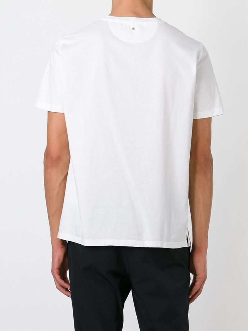Valentino 'Rockstud' T-Shirt in White for Men | Lyst