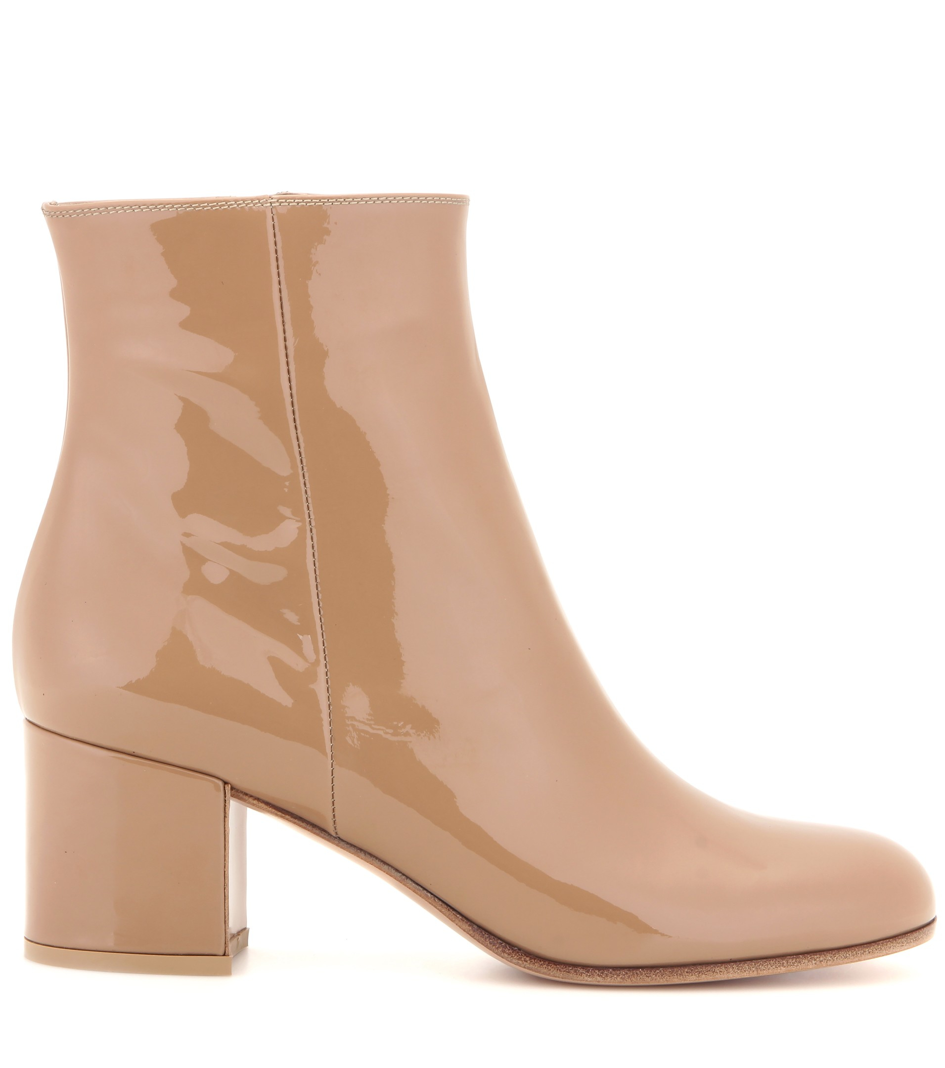 gianvito rossi patent leather boots