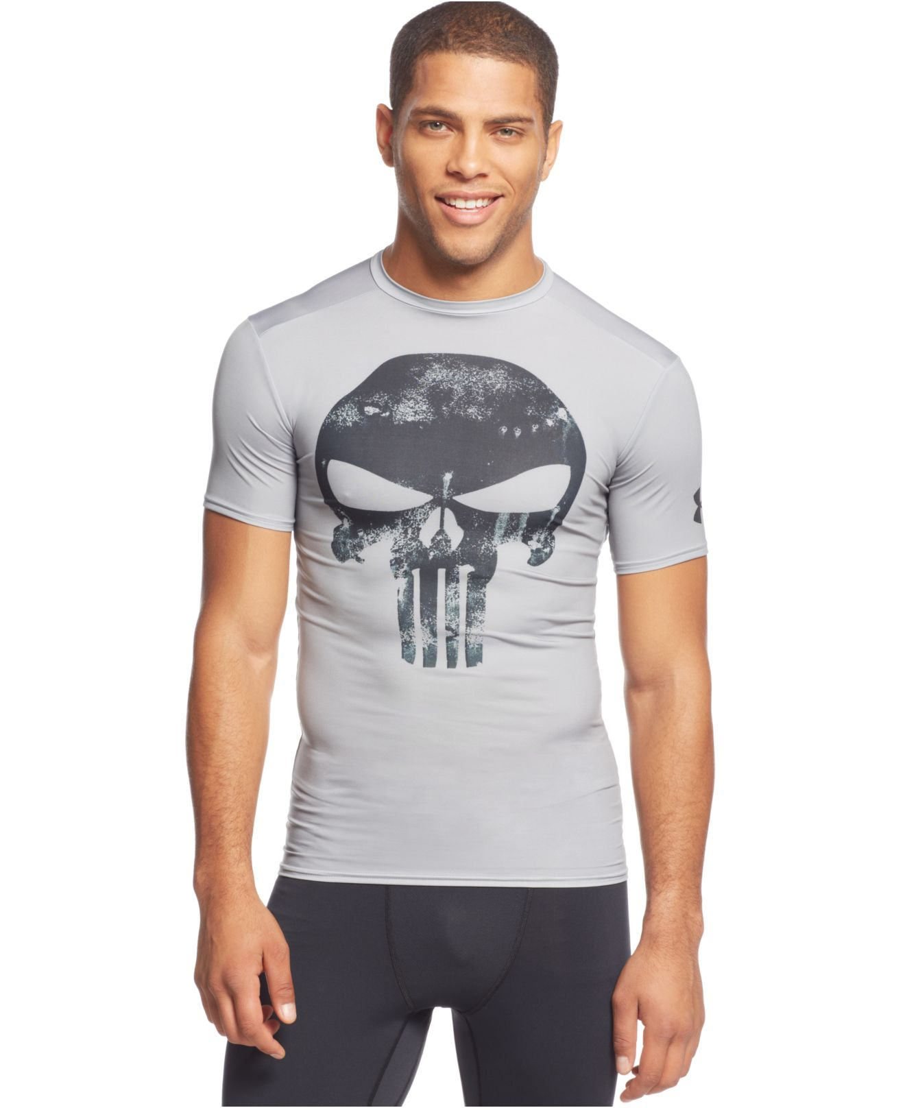Hacer la vida Real Megalópolis Under Armour Alter Ego Punisher Compression T-Shirt in Gray for Men | Lyst