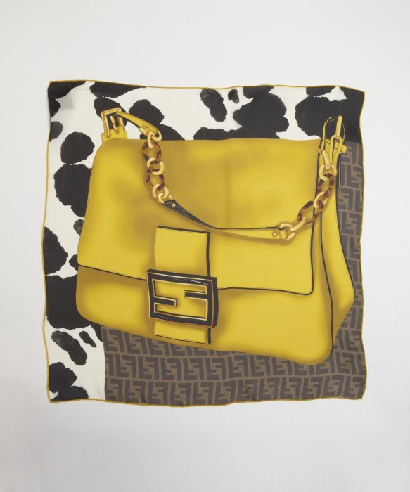 fendi purse with gold chain