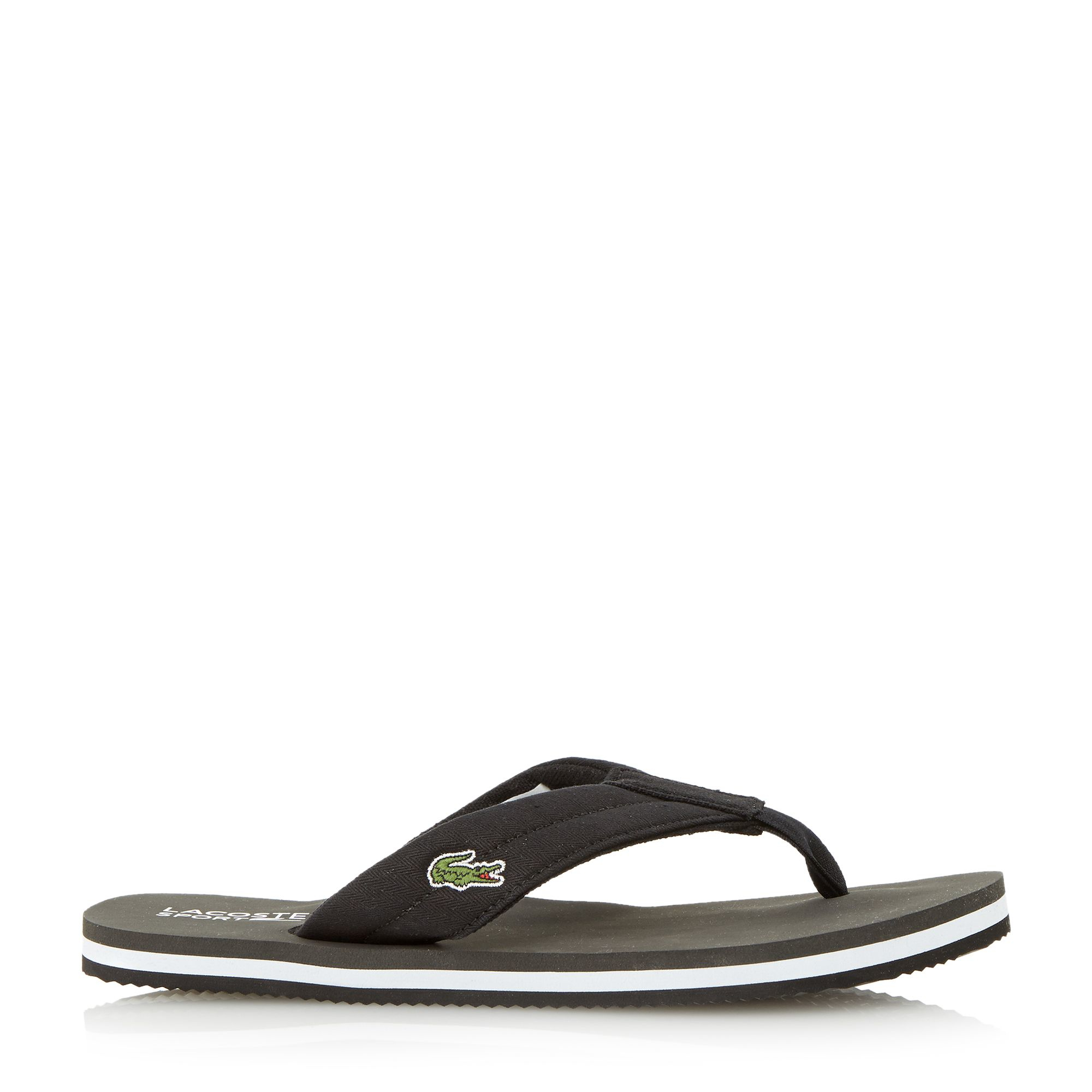 Lacoste Randle Slip On Casual Sandals in Black for Men | Lyst