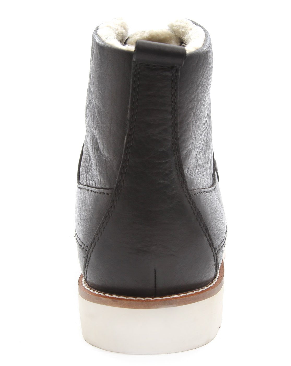 mens fuzzy boots pointer calum black boots in black for lyst mens fuzzy boots pointer calum black boots in black for lyst