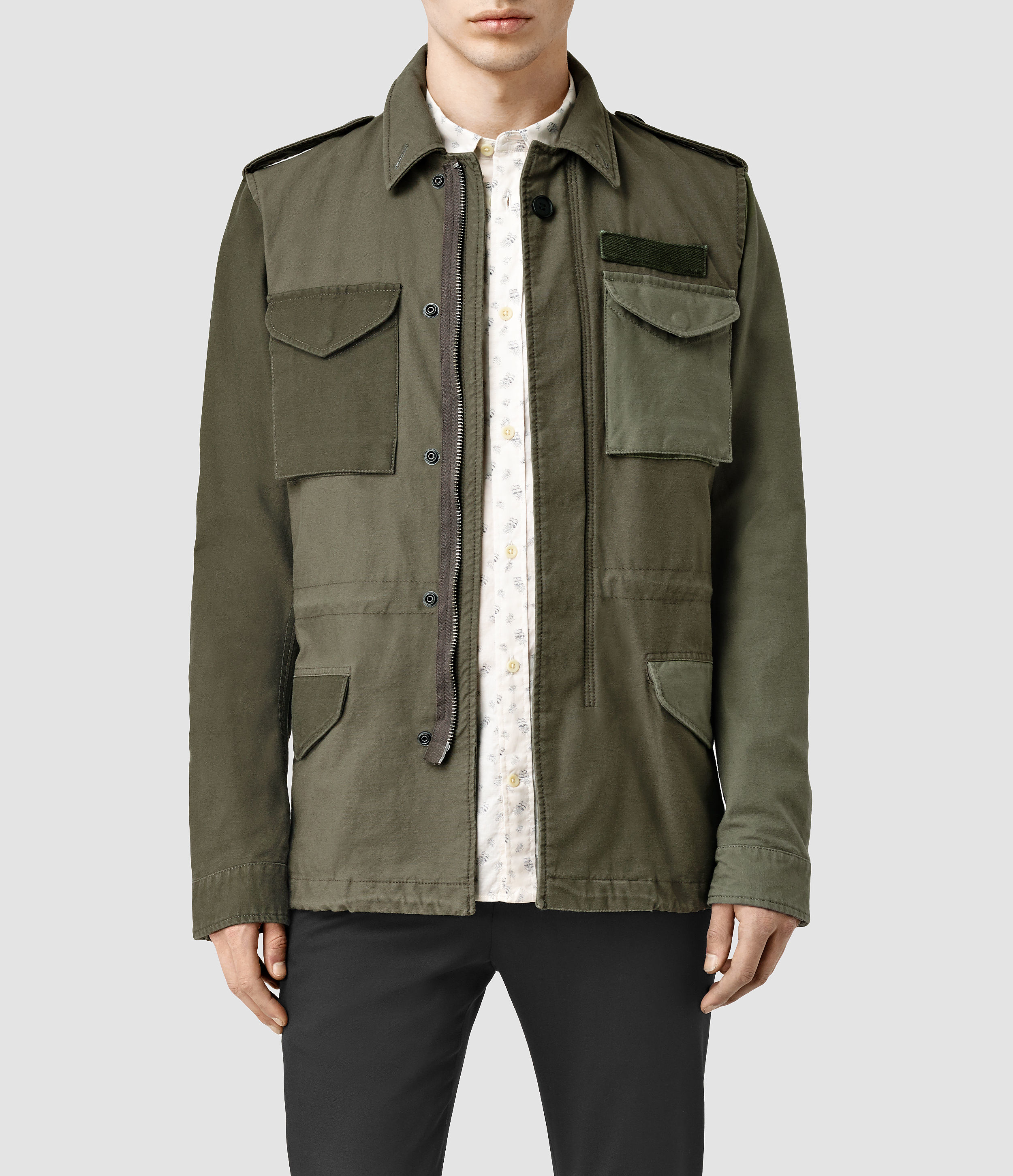 all saints army jacket