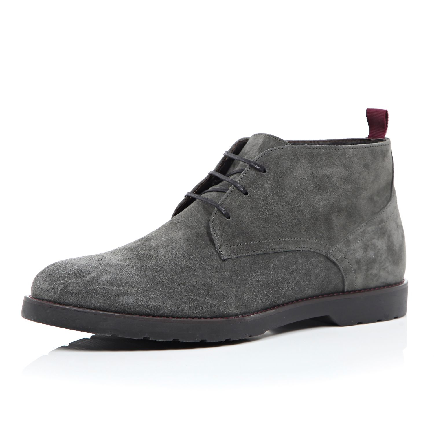 gray chukka boots