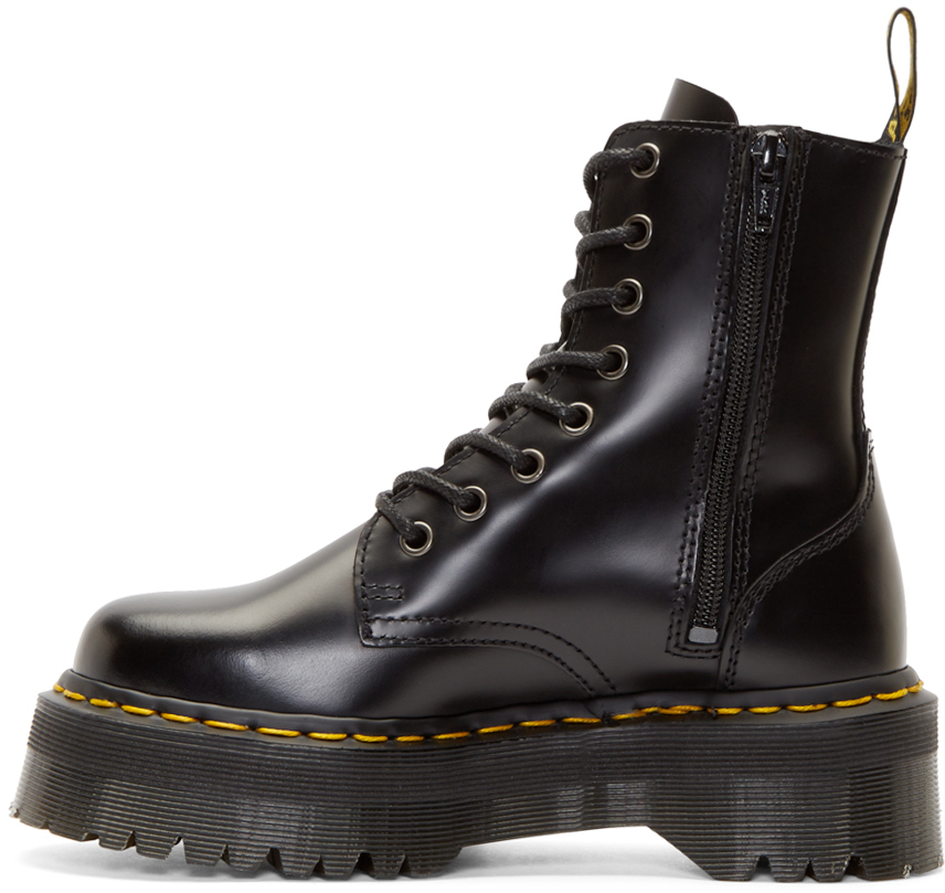 Dr. Martens Black Platform 8_eye Jadon Boots for Men - Lyst