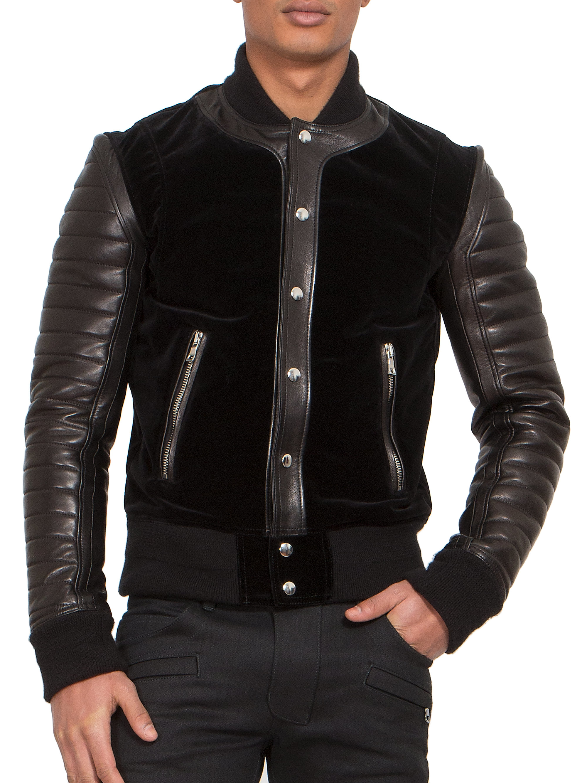 velvet motorcycle jacket