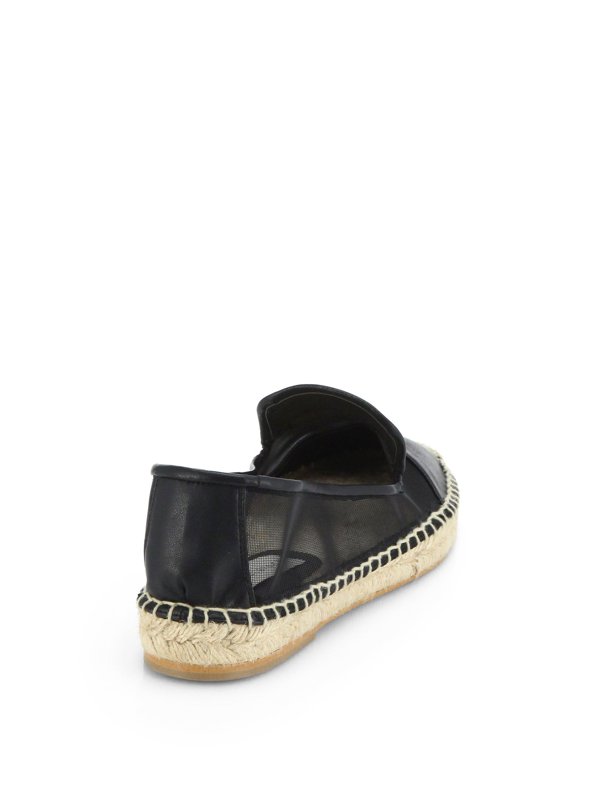 faux leather espadrilles
