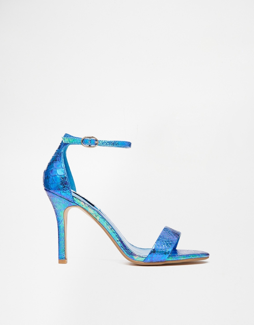Tinker Champagne Metallic Leather Ankle Strap Sandal