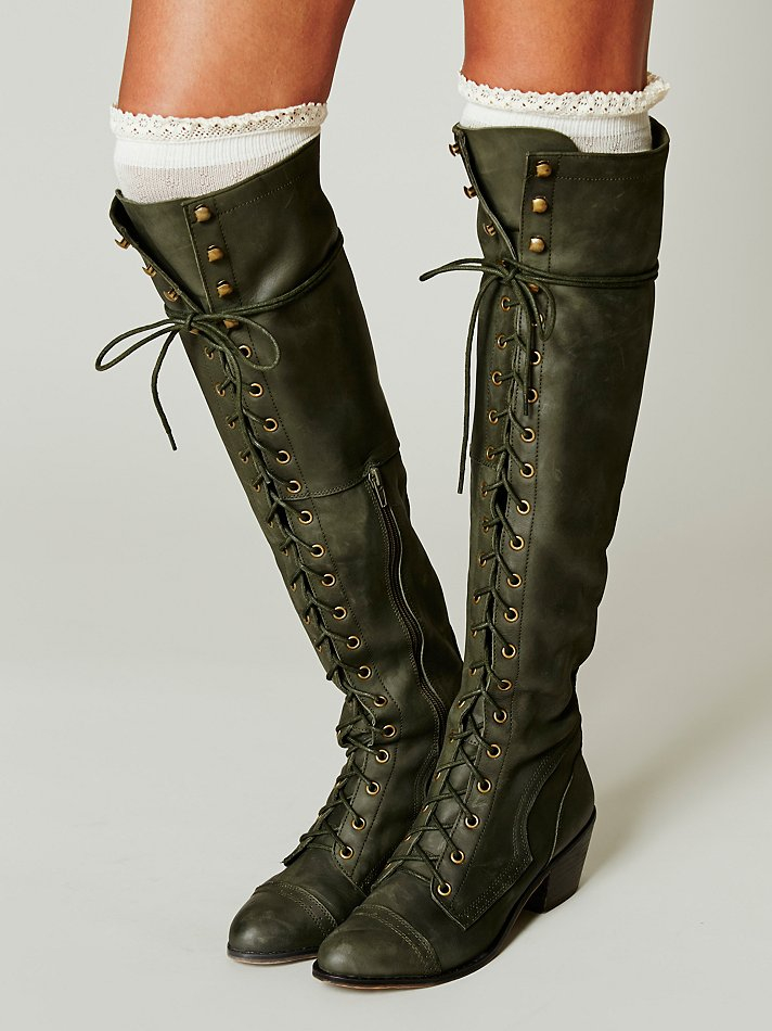 free people joe lace up boot