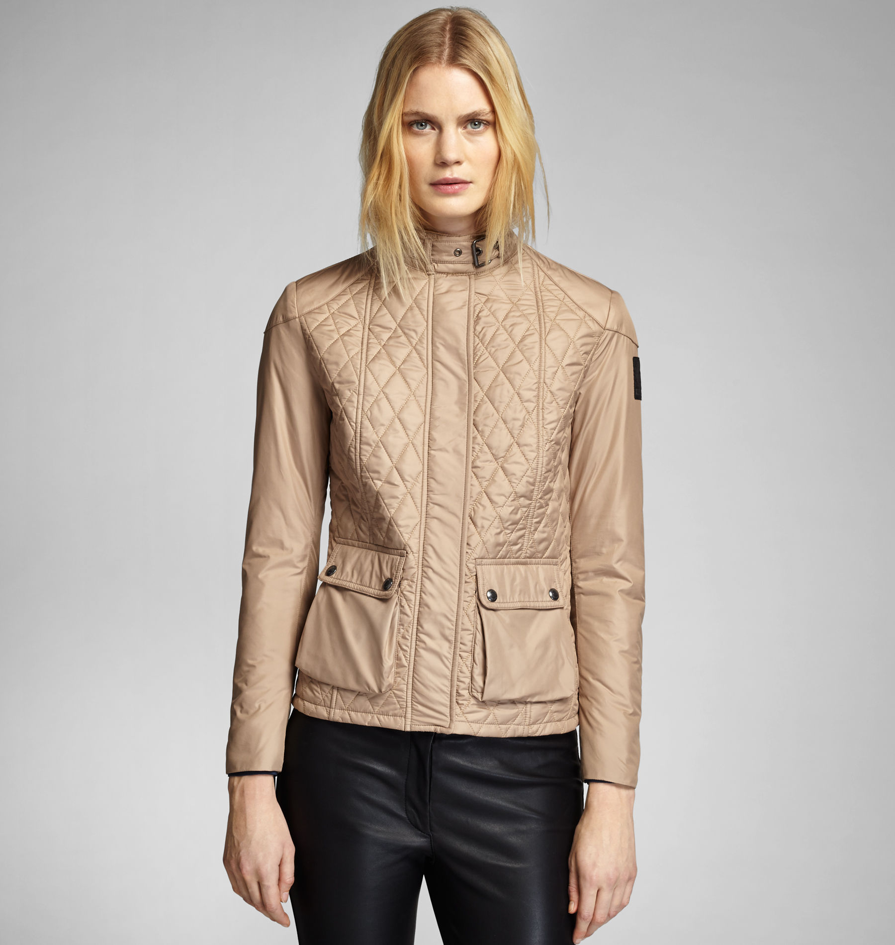 Belstaff Aynsley Jacket in Taupe (Natural) - Lyst
