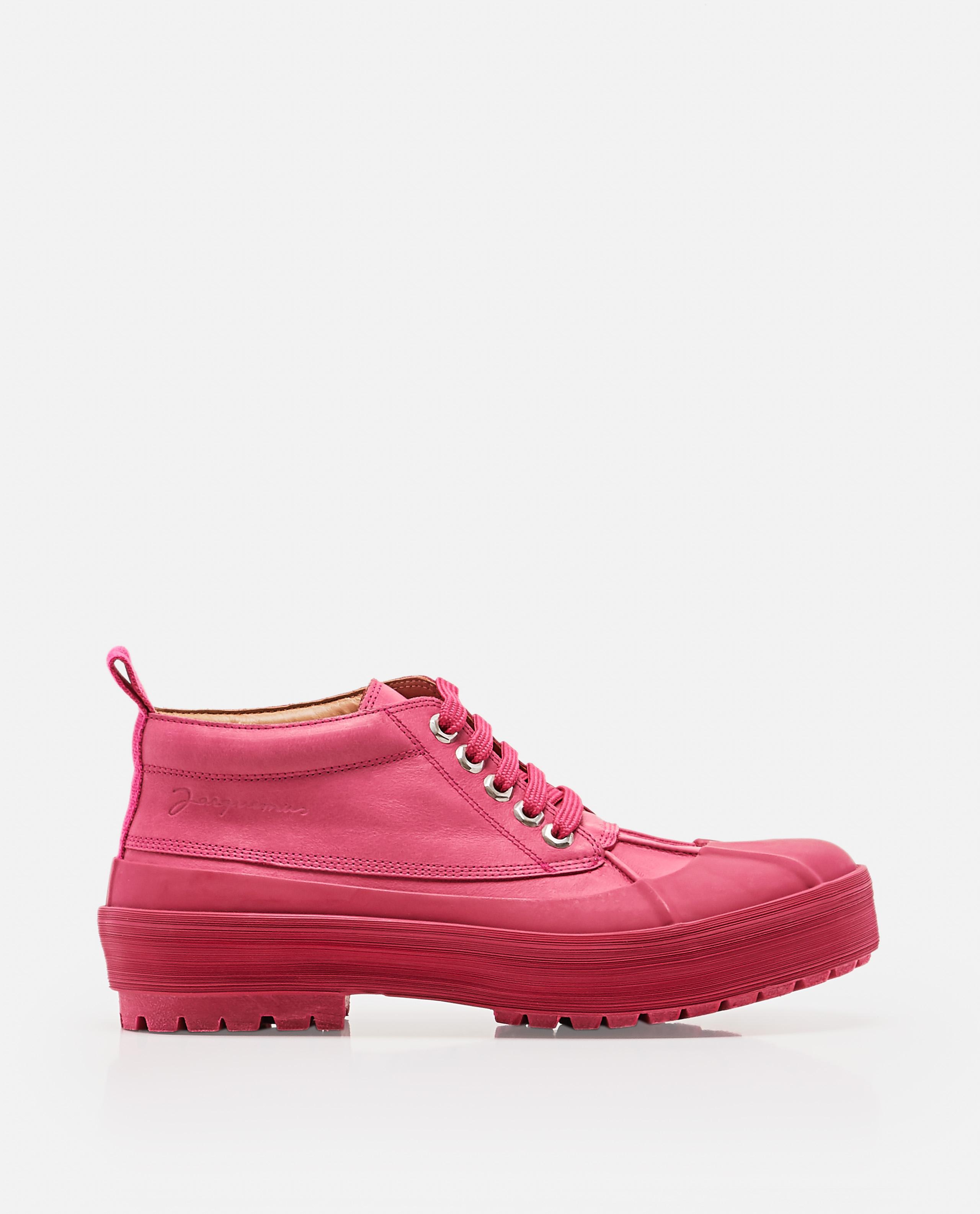Jacquemus Leather Les Meuniers Sneakers in Pink - Save 48% | Lyst