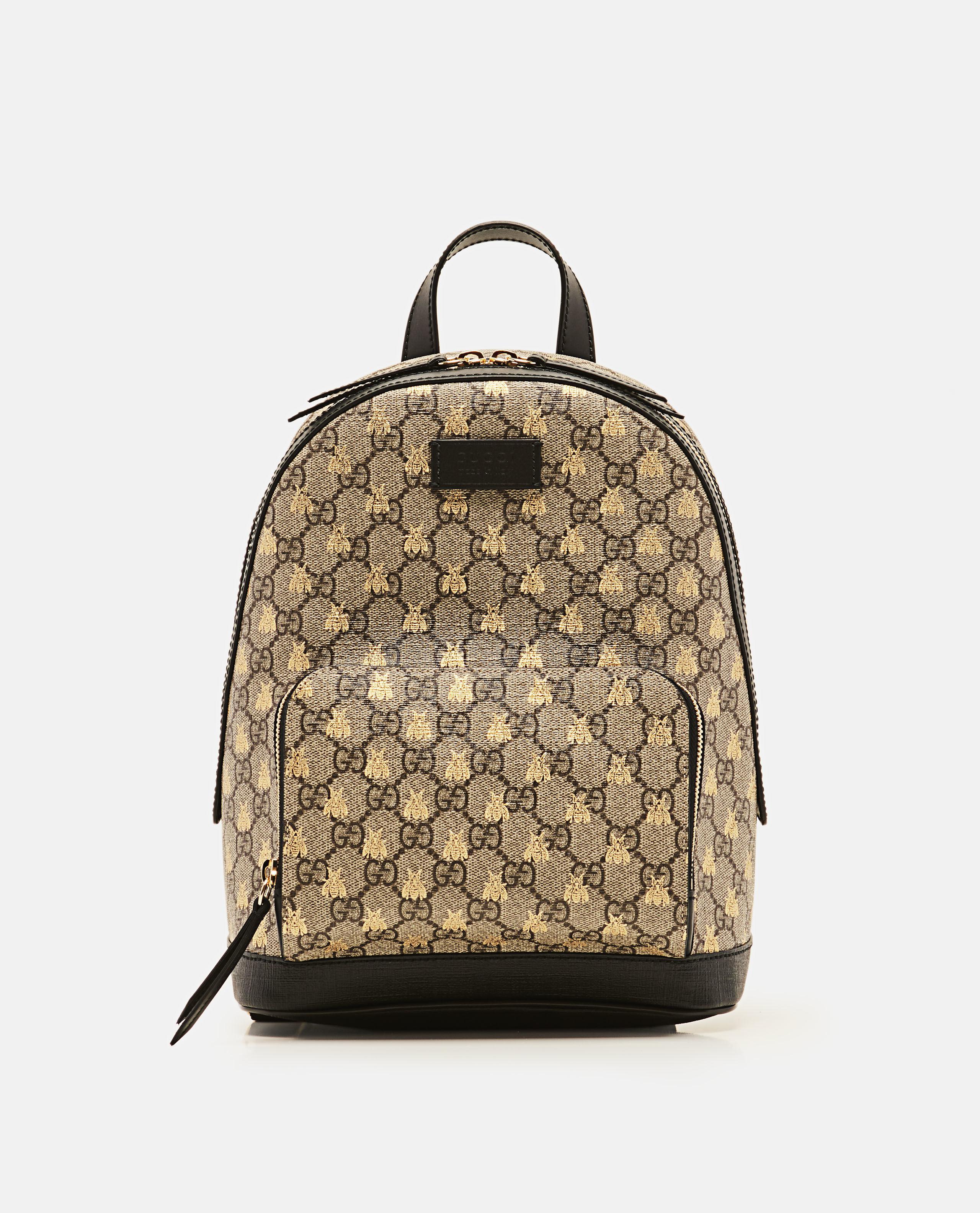 gucci gg supreme bees backpack