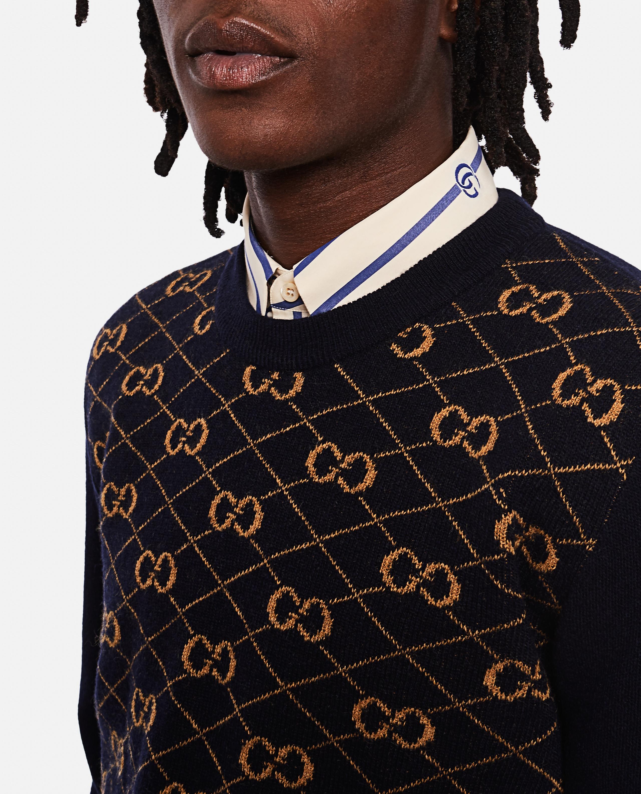 Gucci GG Sweater in Brown for Men Lyst