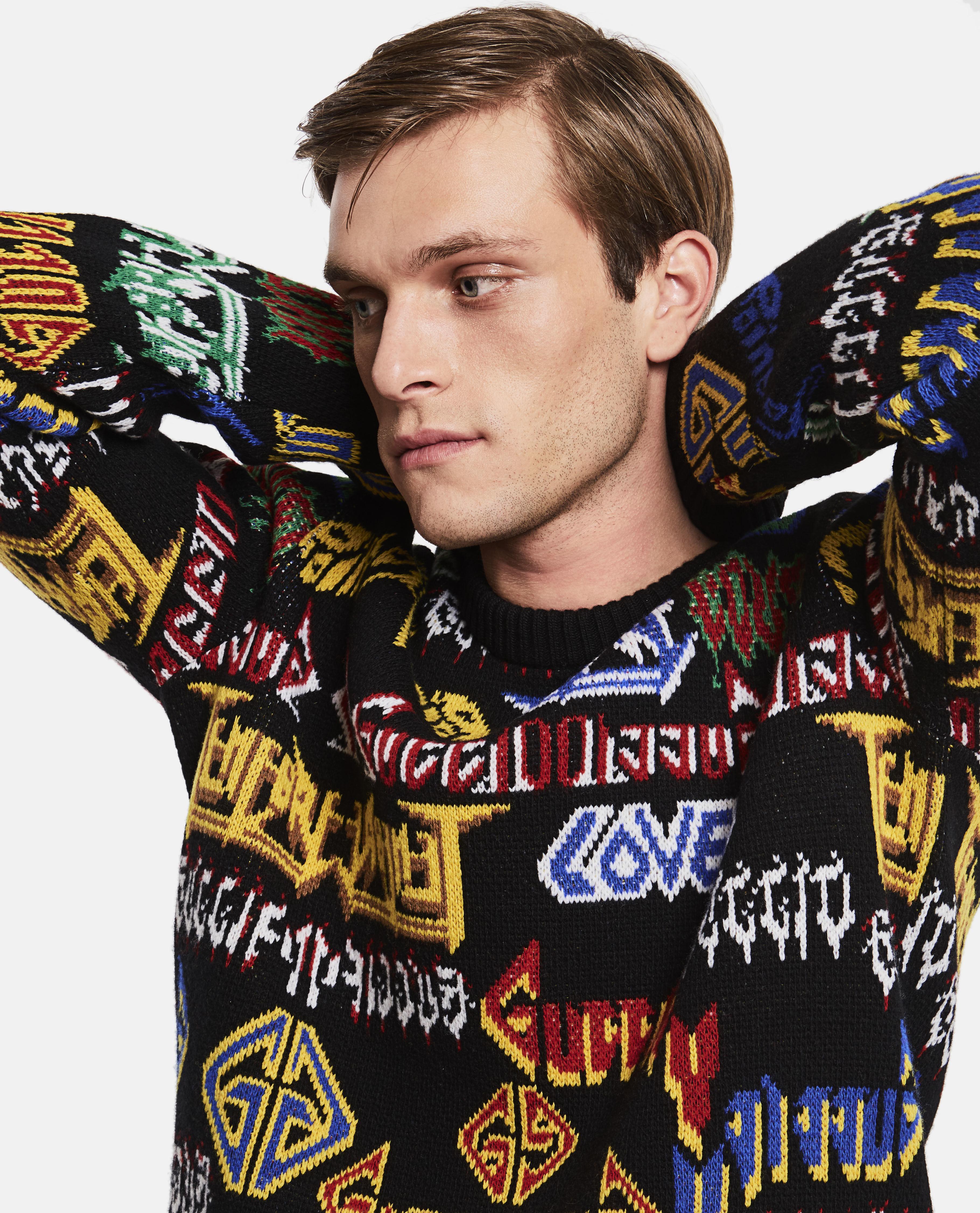 gucci metal sweater