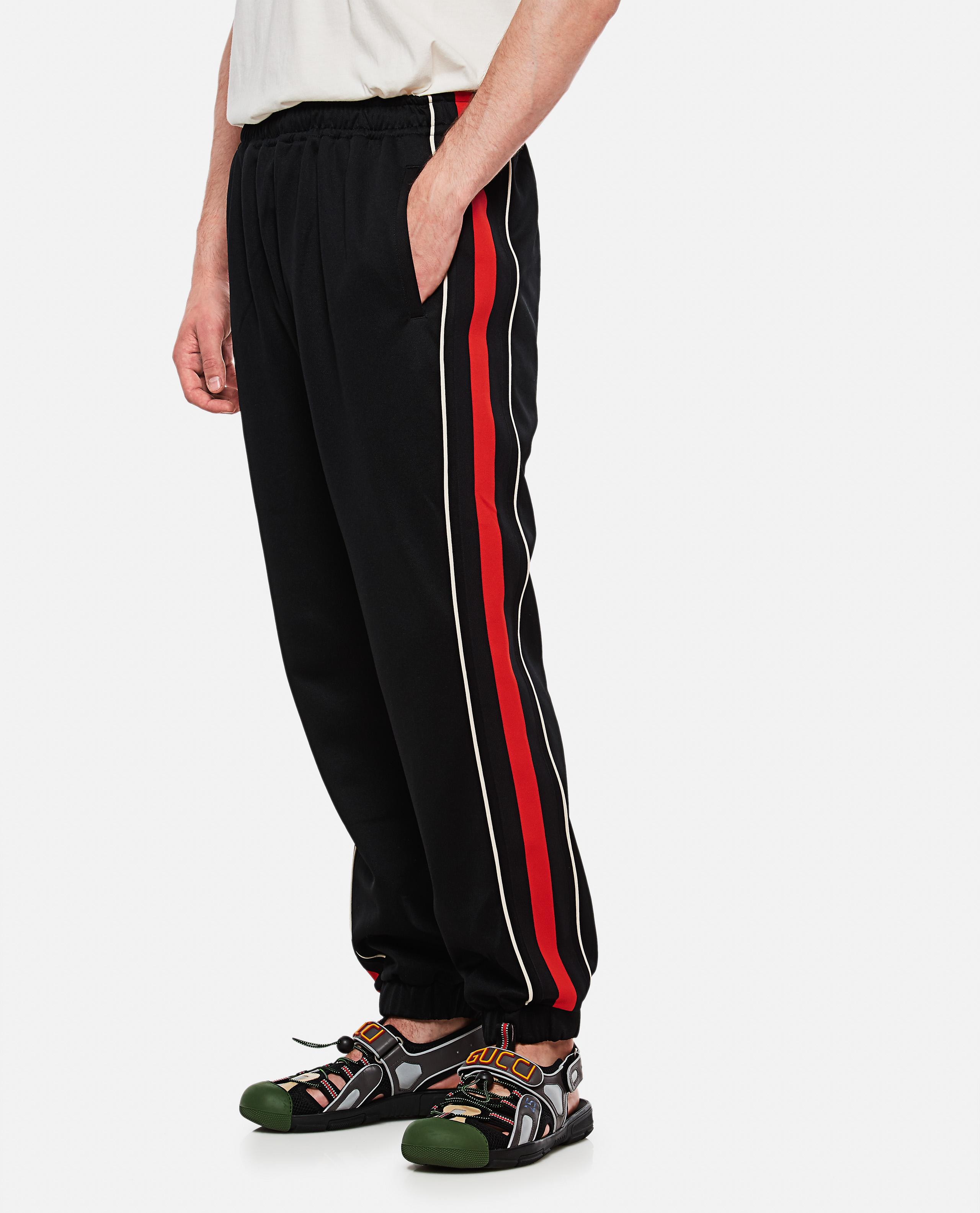 Gucci Jogging Pants With Lyre Patches in Black for Men - Lyst