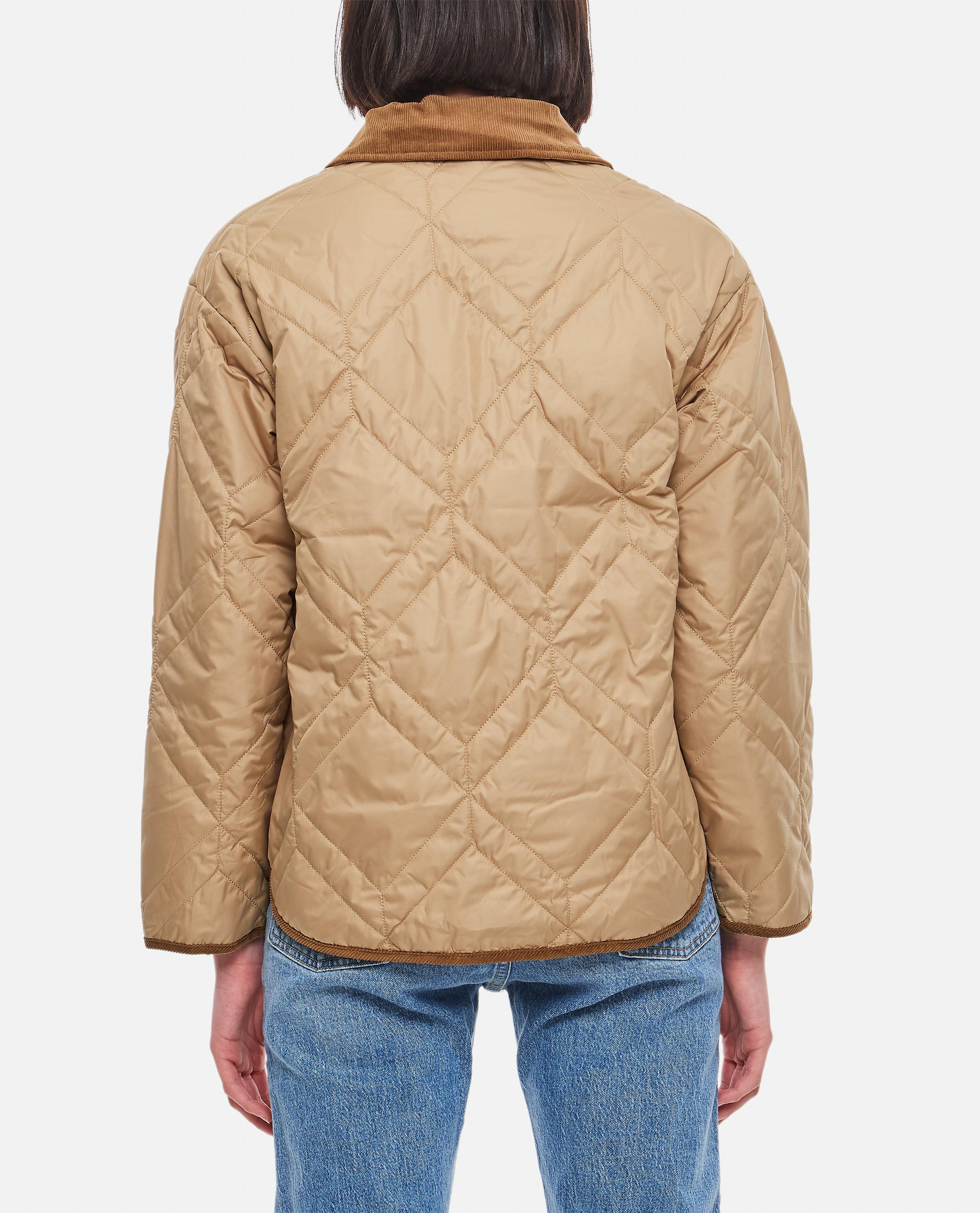 Barbour Barrhead Cotton Quilted Jacket in Natural | Lyst