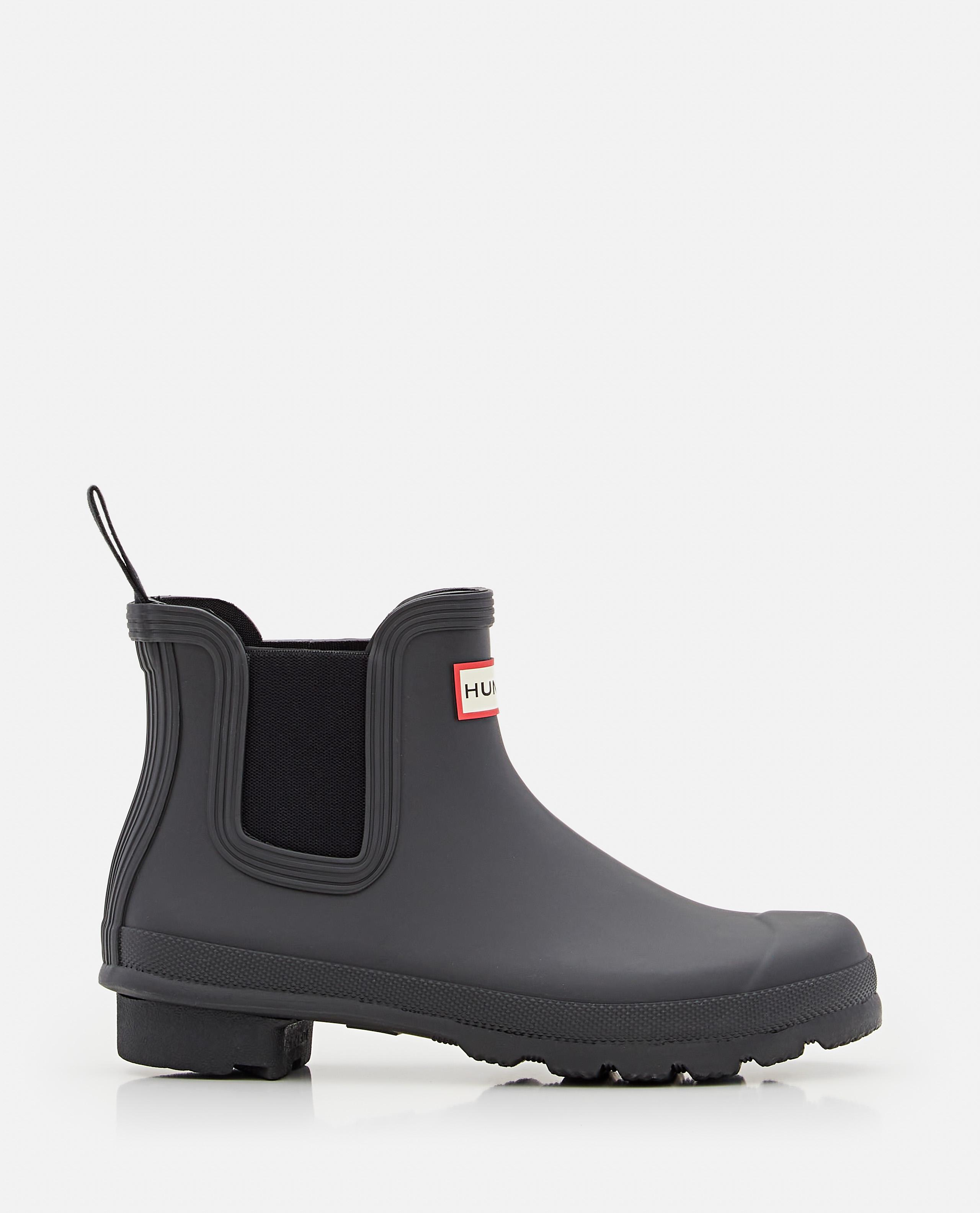 HUNTER Chelsea Rubber Boots in Black | Lyst