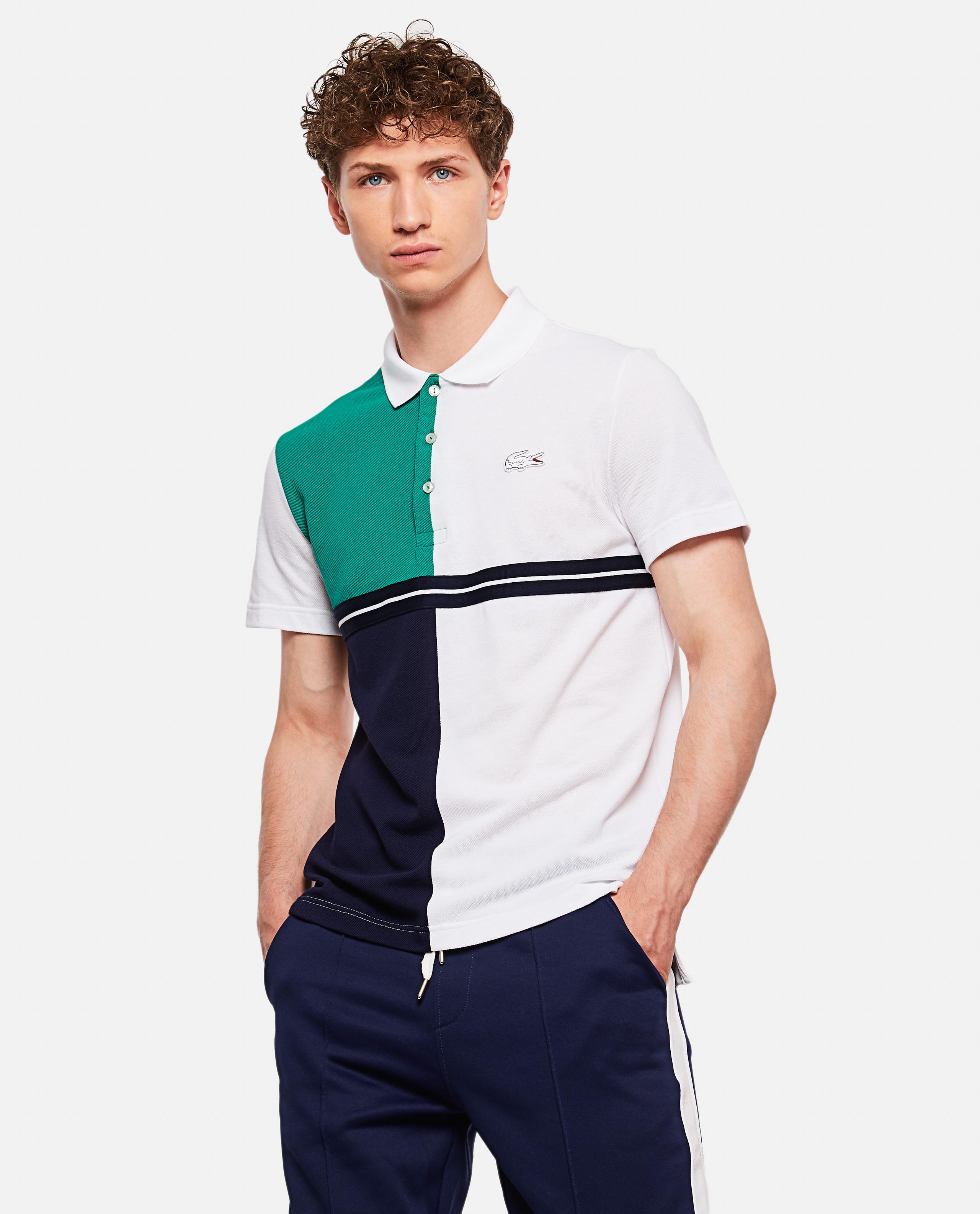 Lacoste Cotton X Roland Garros Colored Petit Pique Polo Shirt In White For Men Lyst
