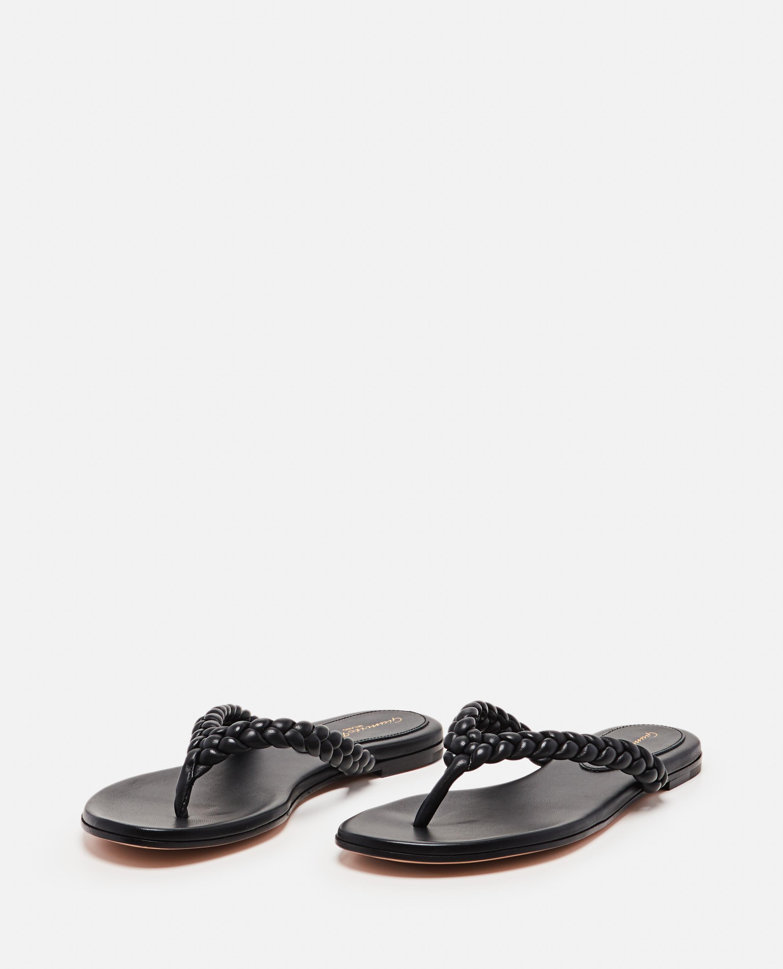 braided flip flops