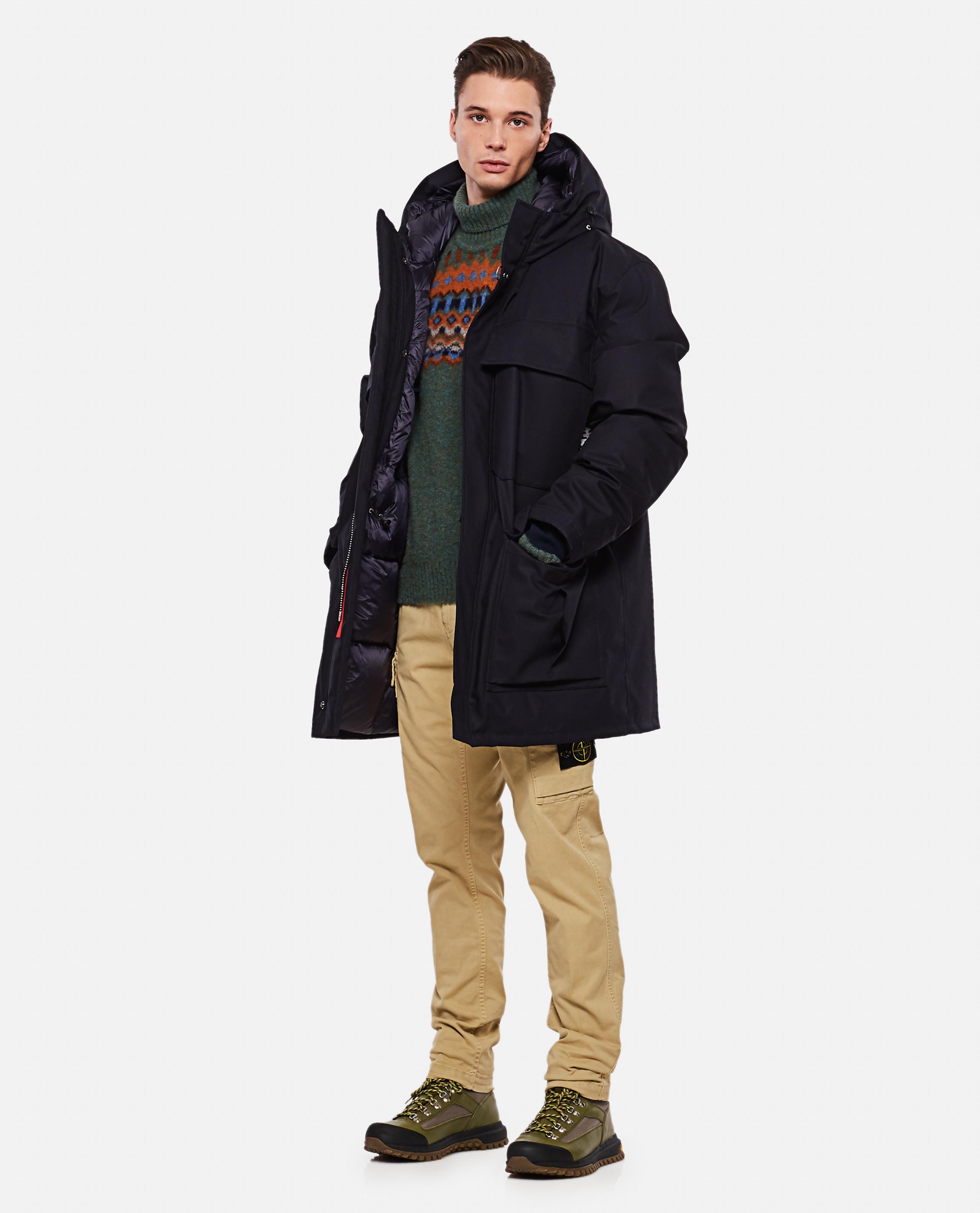 Fay Grand Chill Archive Padded Parka in Black for Men - Lyst