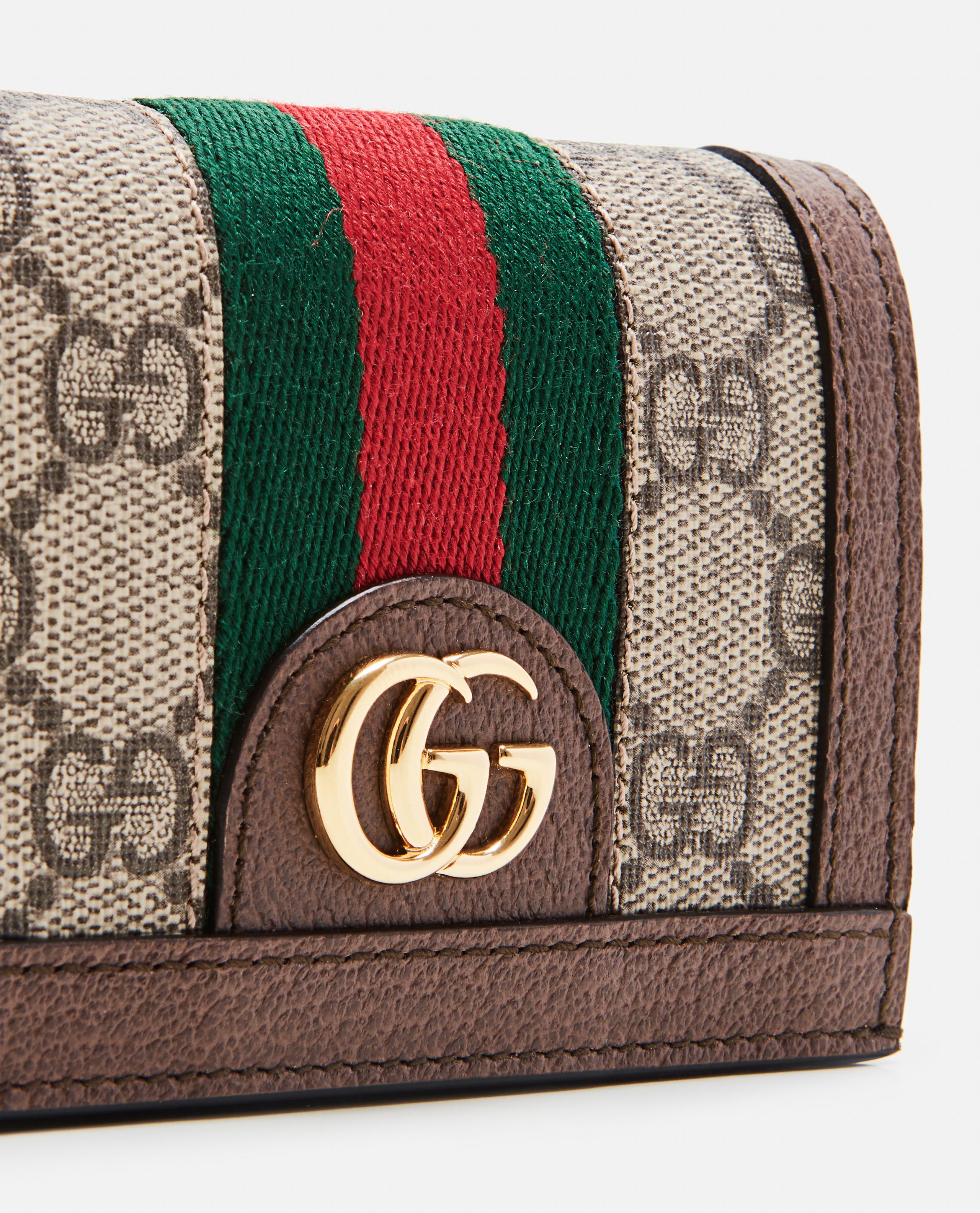 Gucci Small Ophidia Wallet In GG Supreme in Brown - Lyst