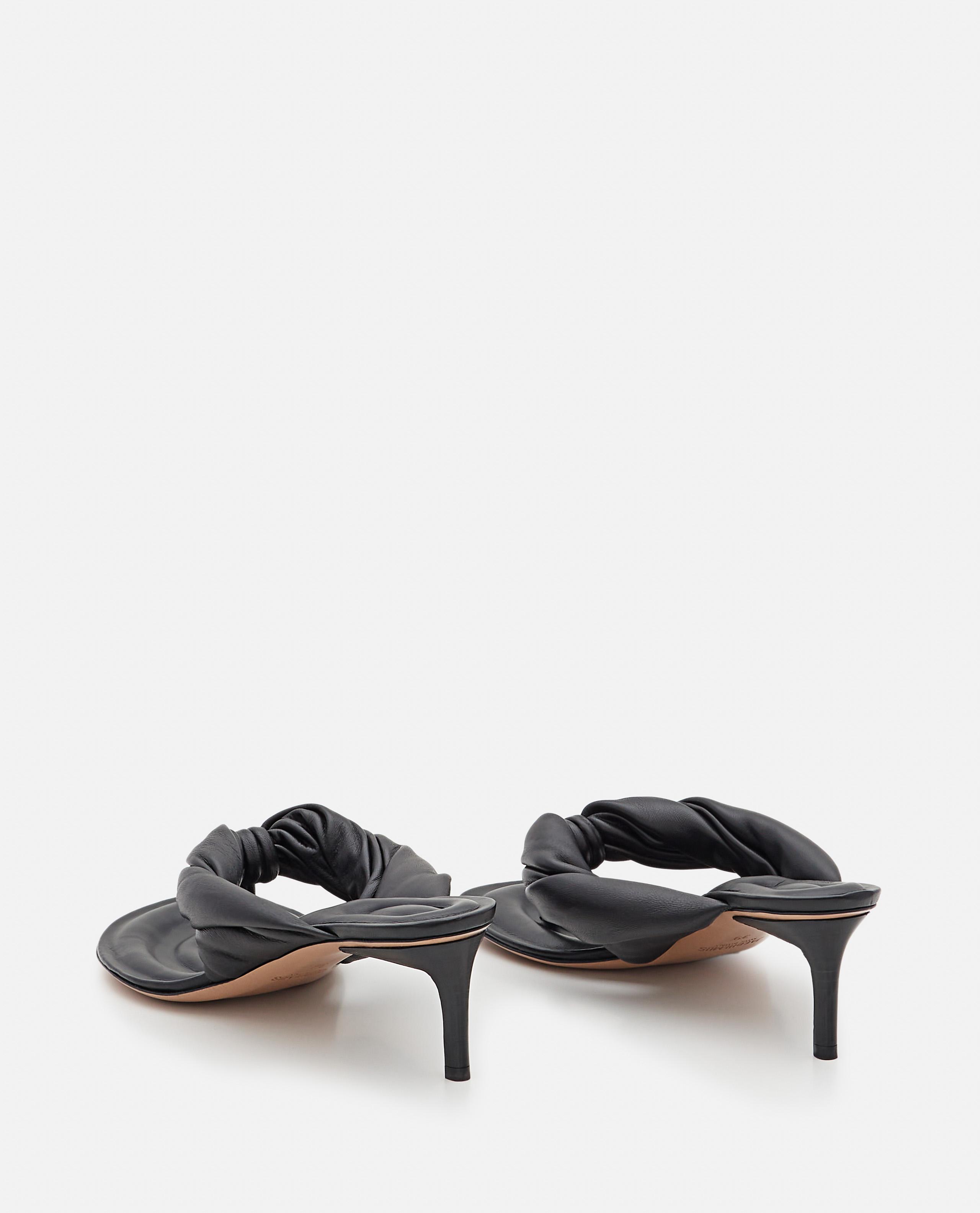 Jacquemus Les Sandales Mari Leather Sandals in Black | Lyst