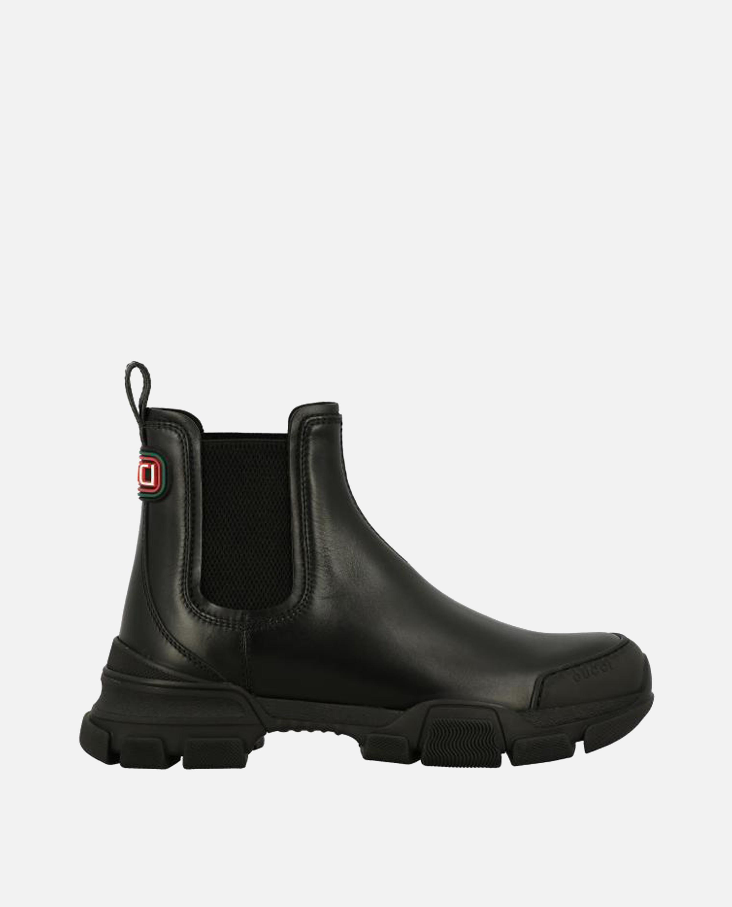 Gucci Leather Chelsea Boot in Black for Men - Lyst