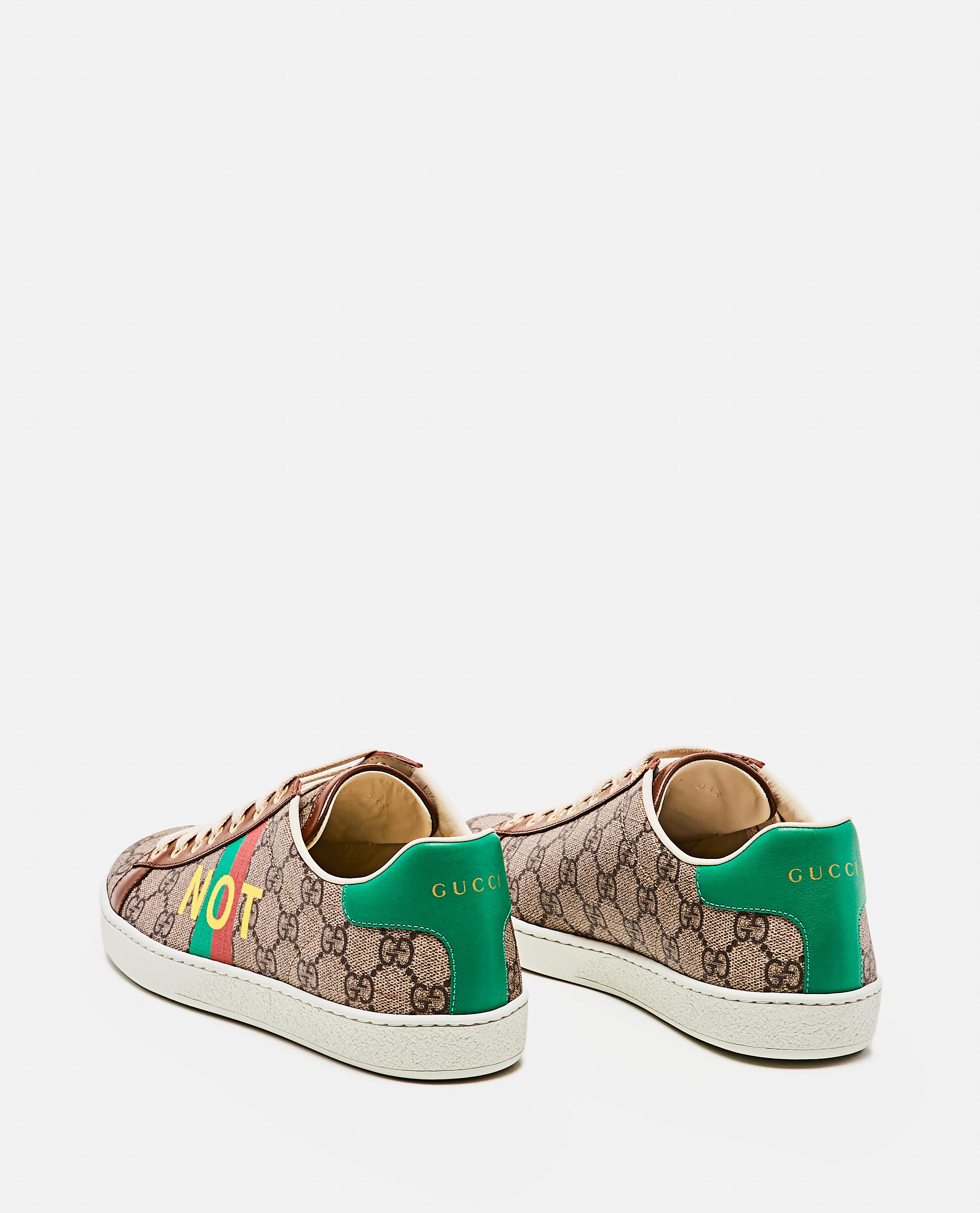 Gucci Canvas 'fake/not' Print Ace Sneaker in Beige (Natural 