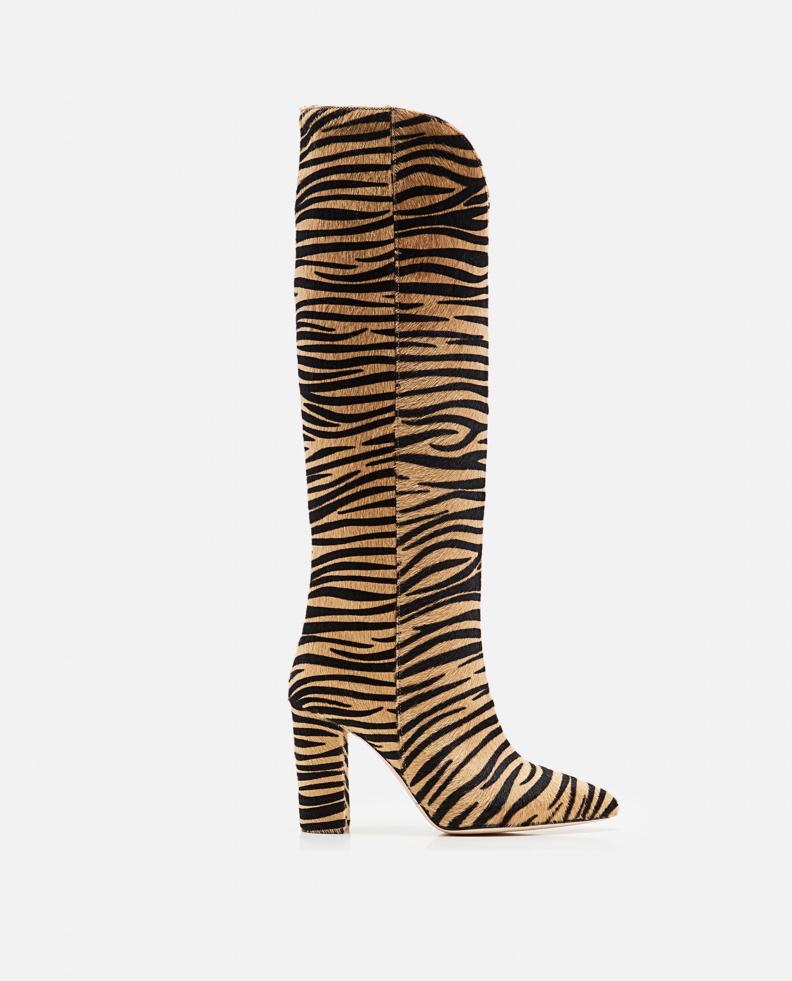 Paris Texas Zebra Boots in Brown (White) - Lyst