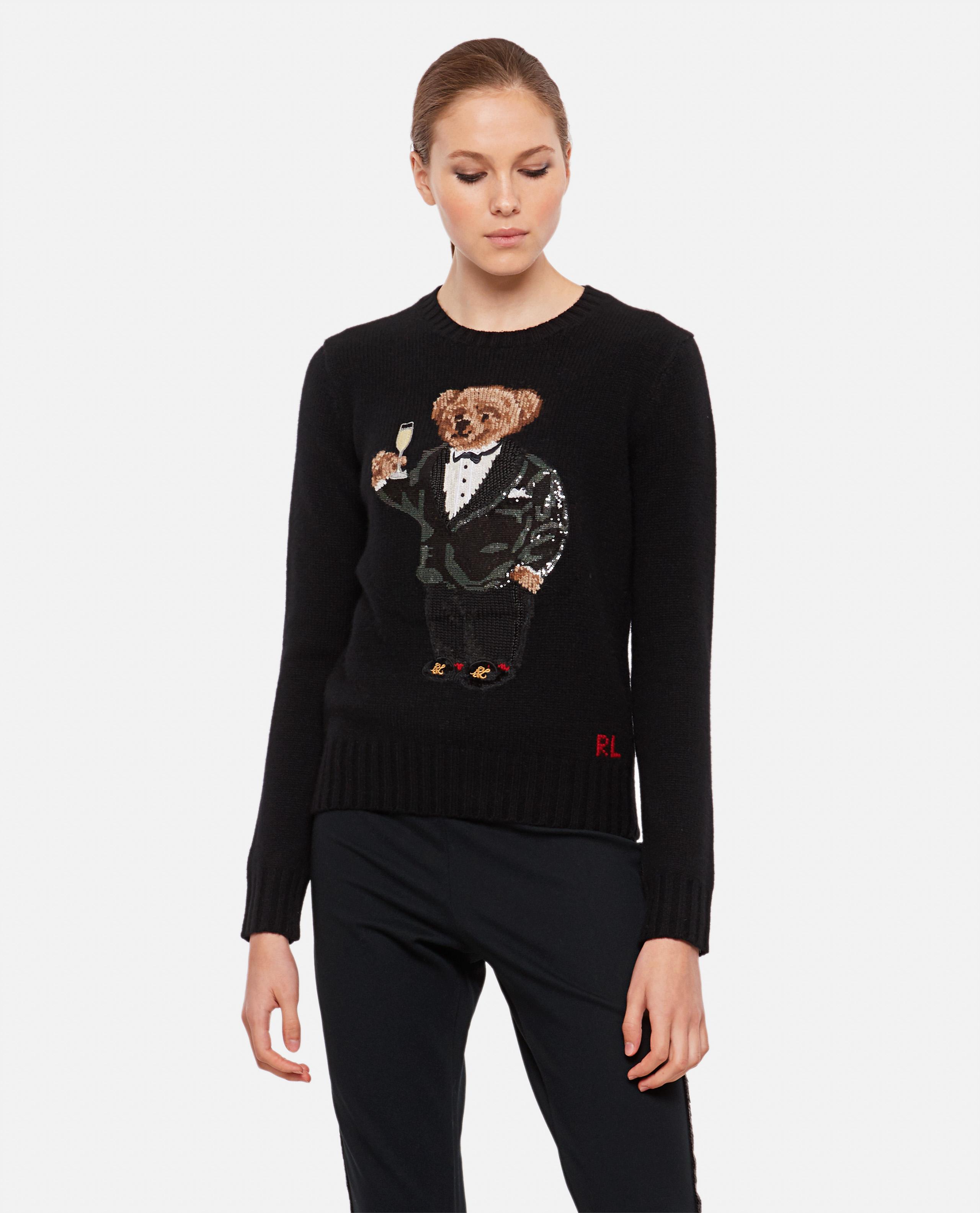 polo ralph lauren sequined polo bear sweater