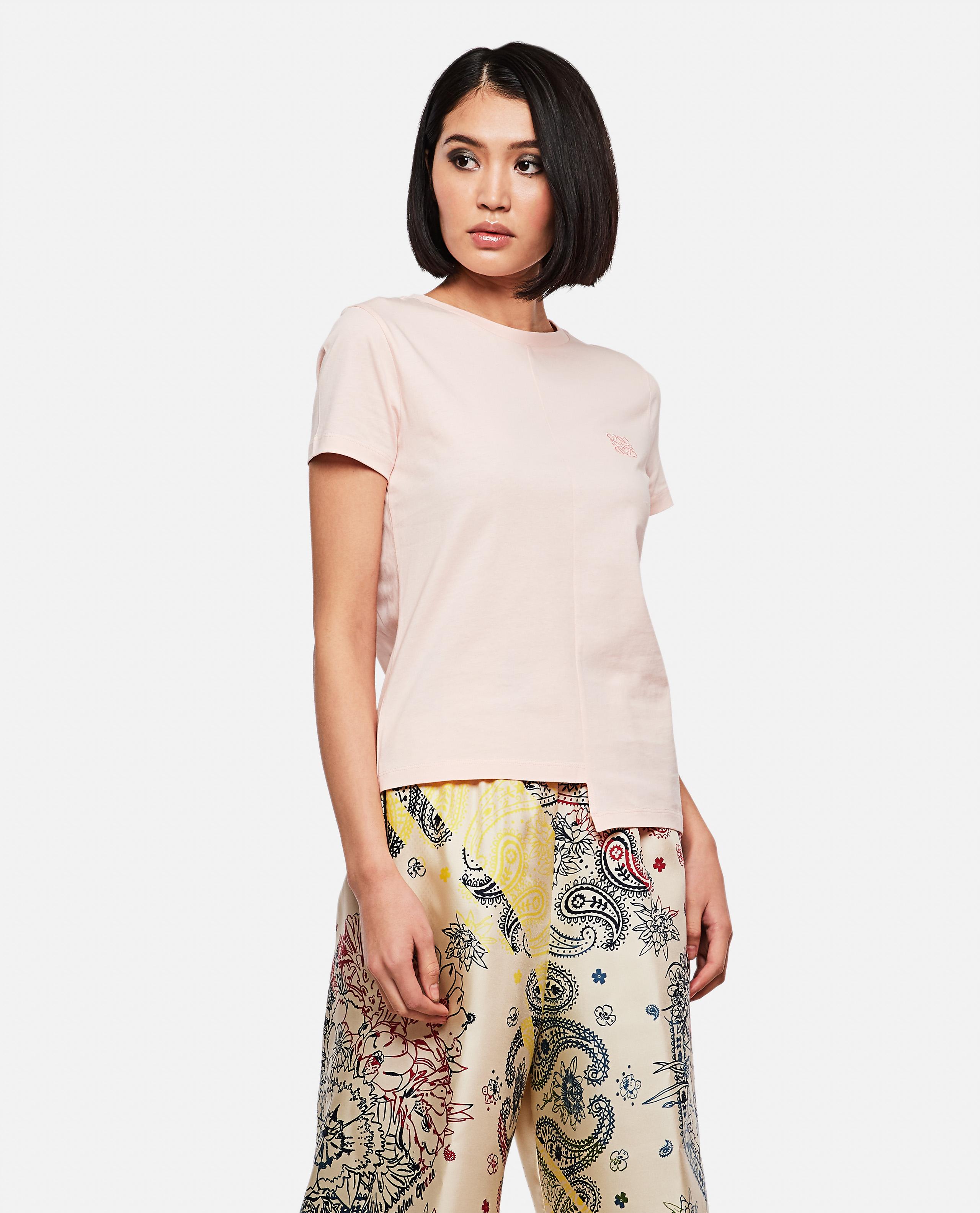 Loewe Cotton Asymmetric Anagram T-shirt in Pink - Save 31% - Lyst