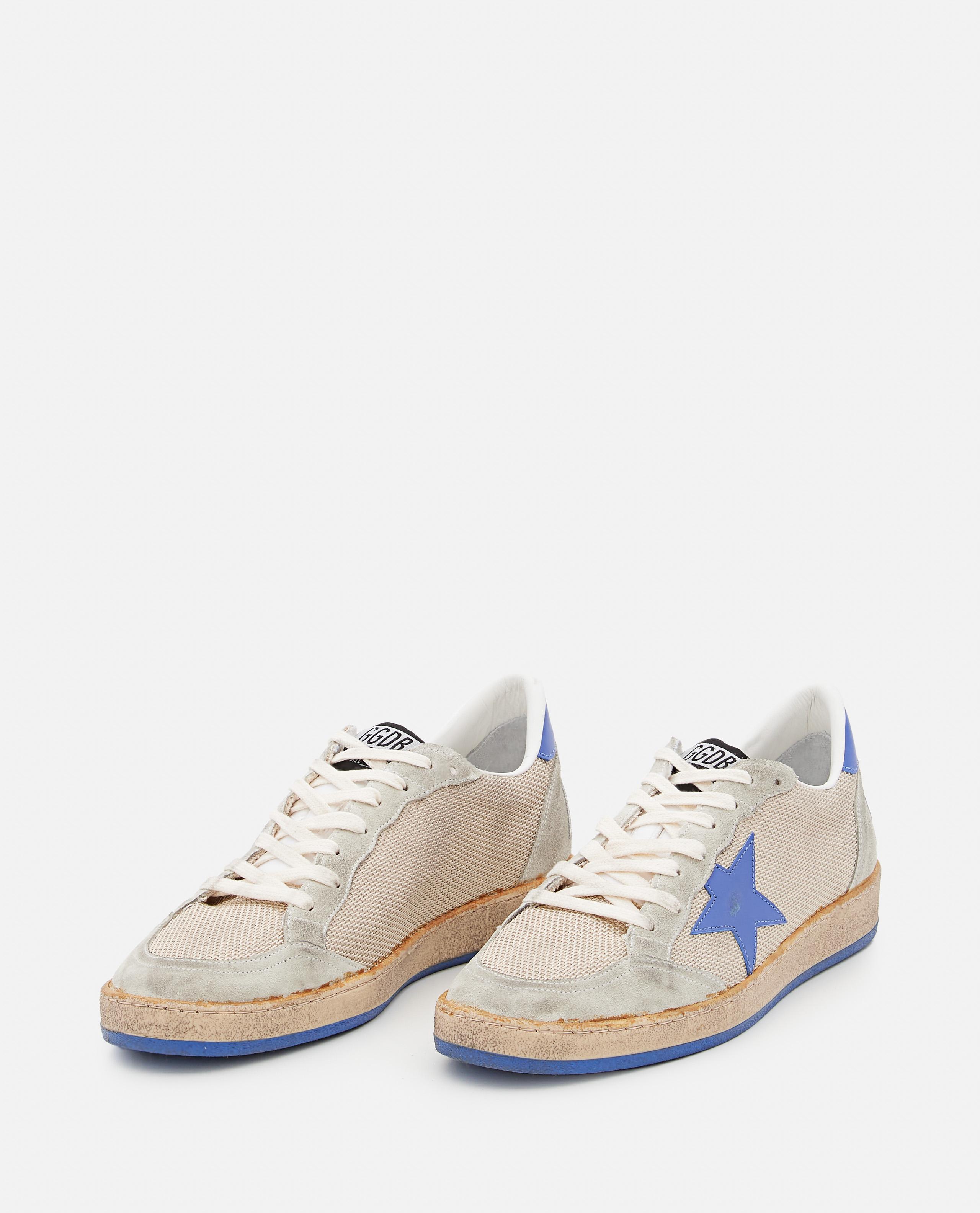 Golden Goose Ball Star Net And Leather Sneakers in Beige (Natural) for Men  | Lyst